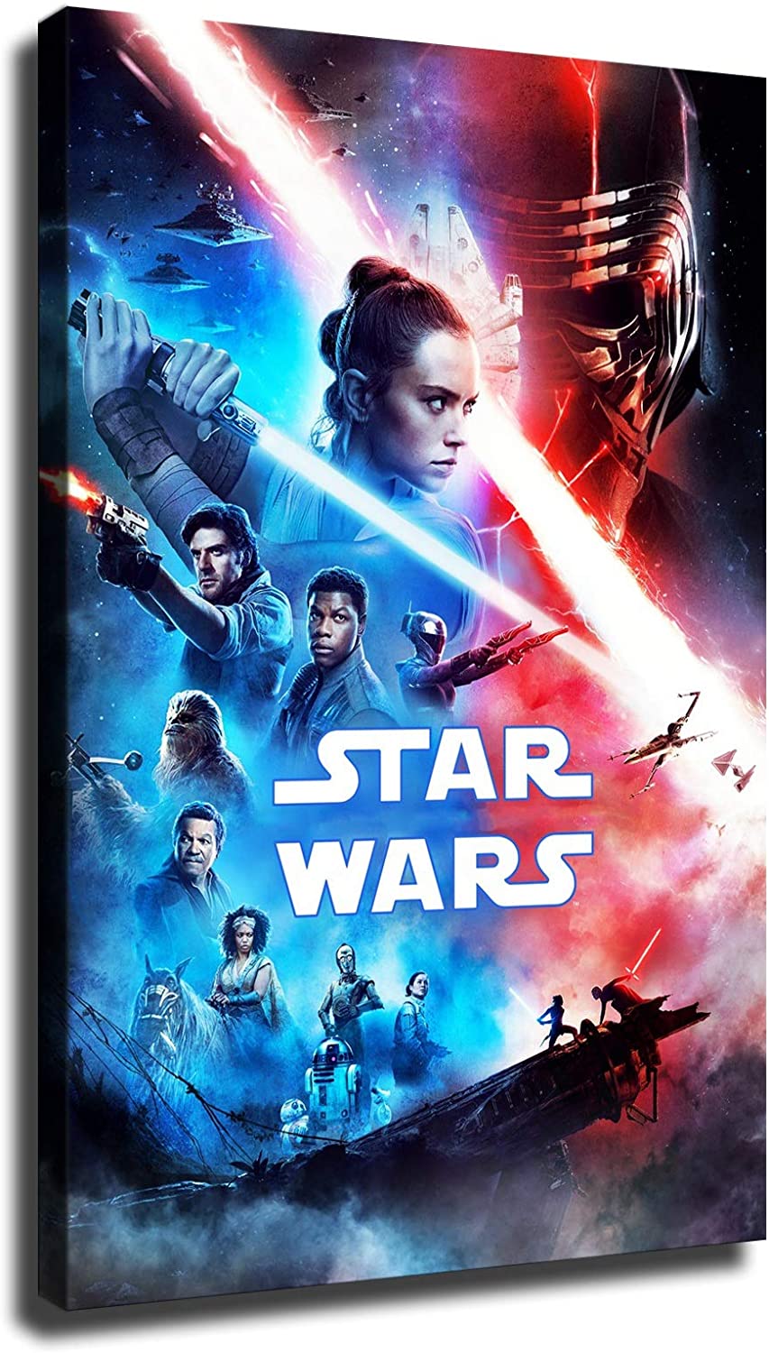 853x1500 Buy Classic movie wallpaper canvas wall art Star Wars Poster Office poster wall Decoration HD print (20x30inch, No framed) Online in Poland. B08WX42HQZ
