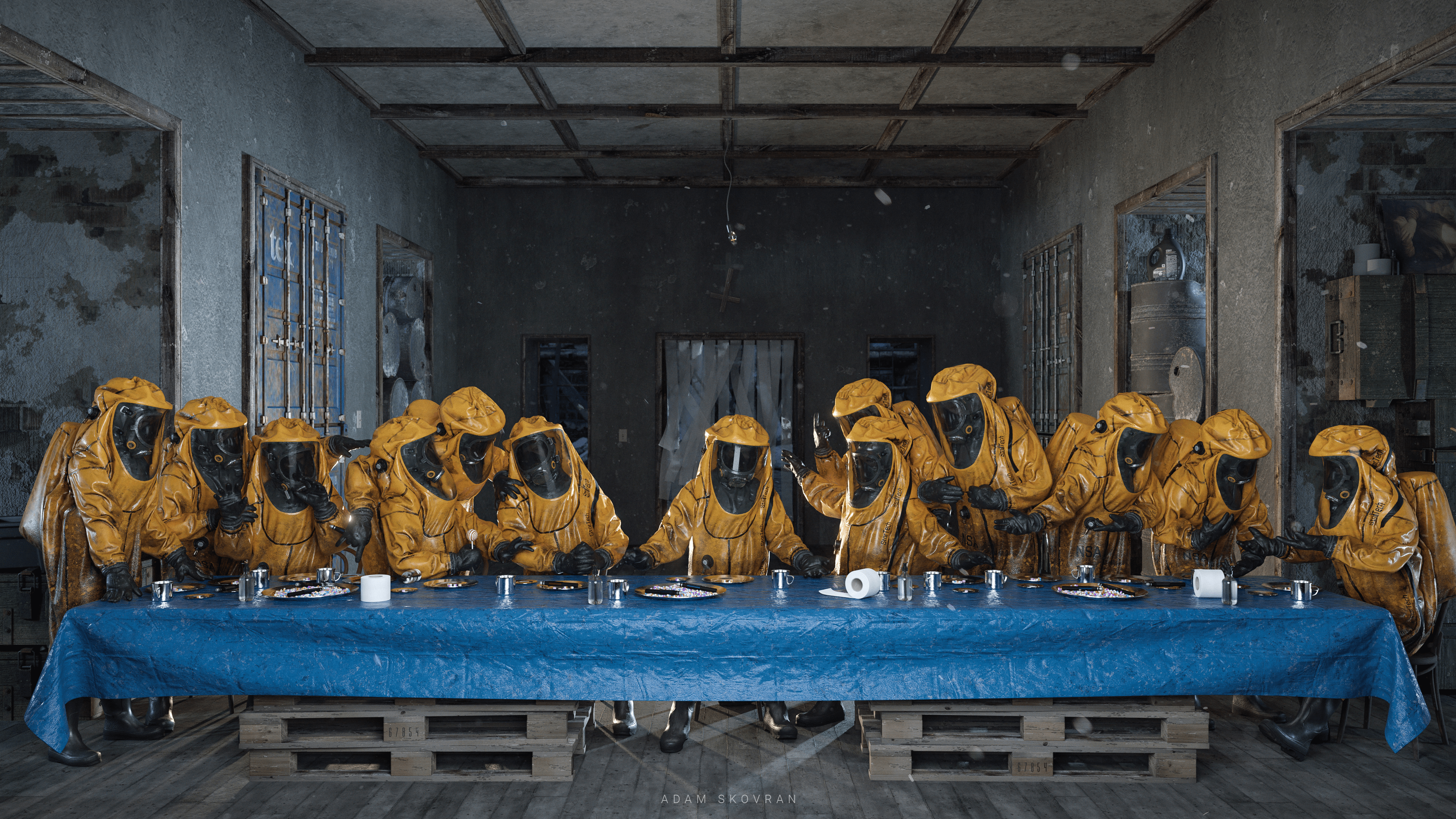 3840x2160 The Last Supper by Adam Skovran [3840x2160]: wallpaper