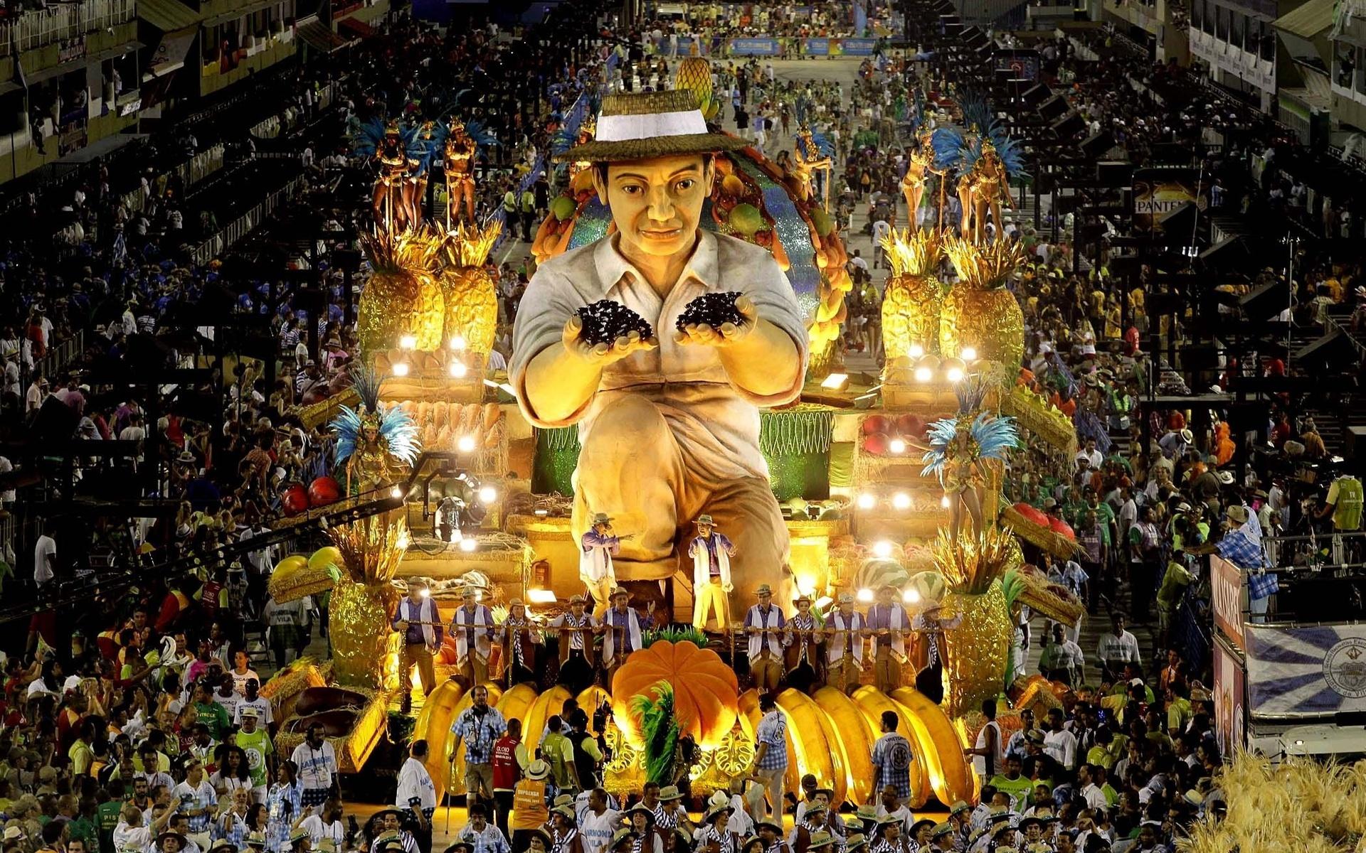 1920x1200 Carnival, In, Rio, De, Janeiro, Crowd, People, Festival Wallpaper HD / Desktop and Mobile Background