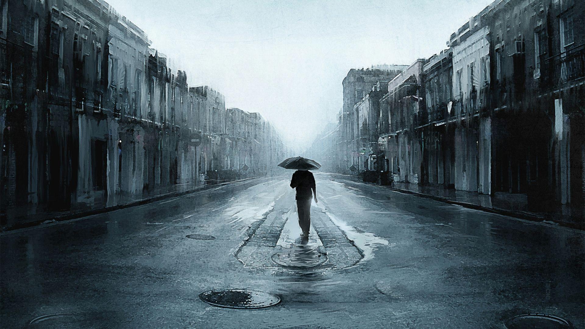 1920x1080 Rain Wallpaper HD Download