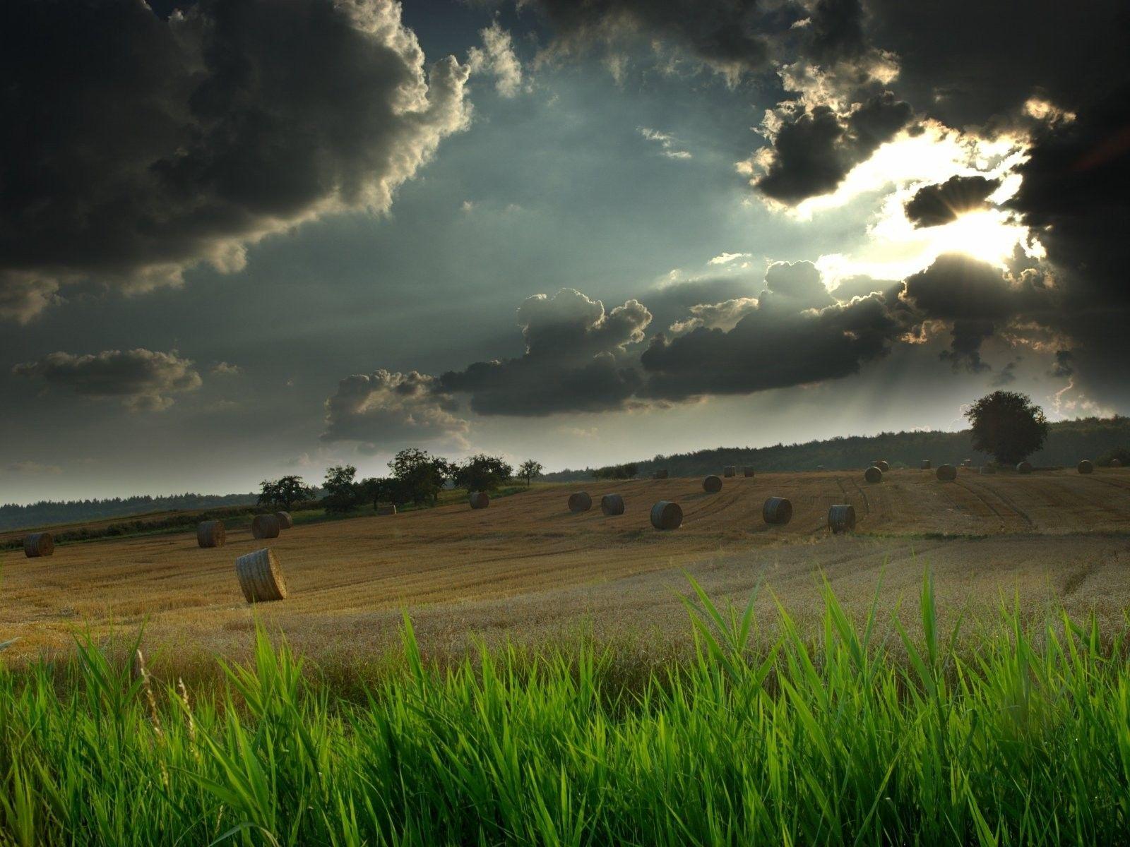1600x1200 Landscapes: Sky Storm Landscape Sun Clouds Weather Nature Rain