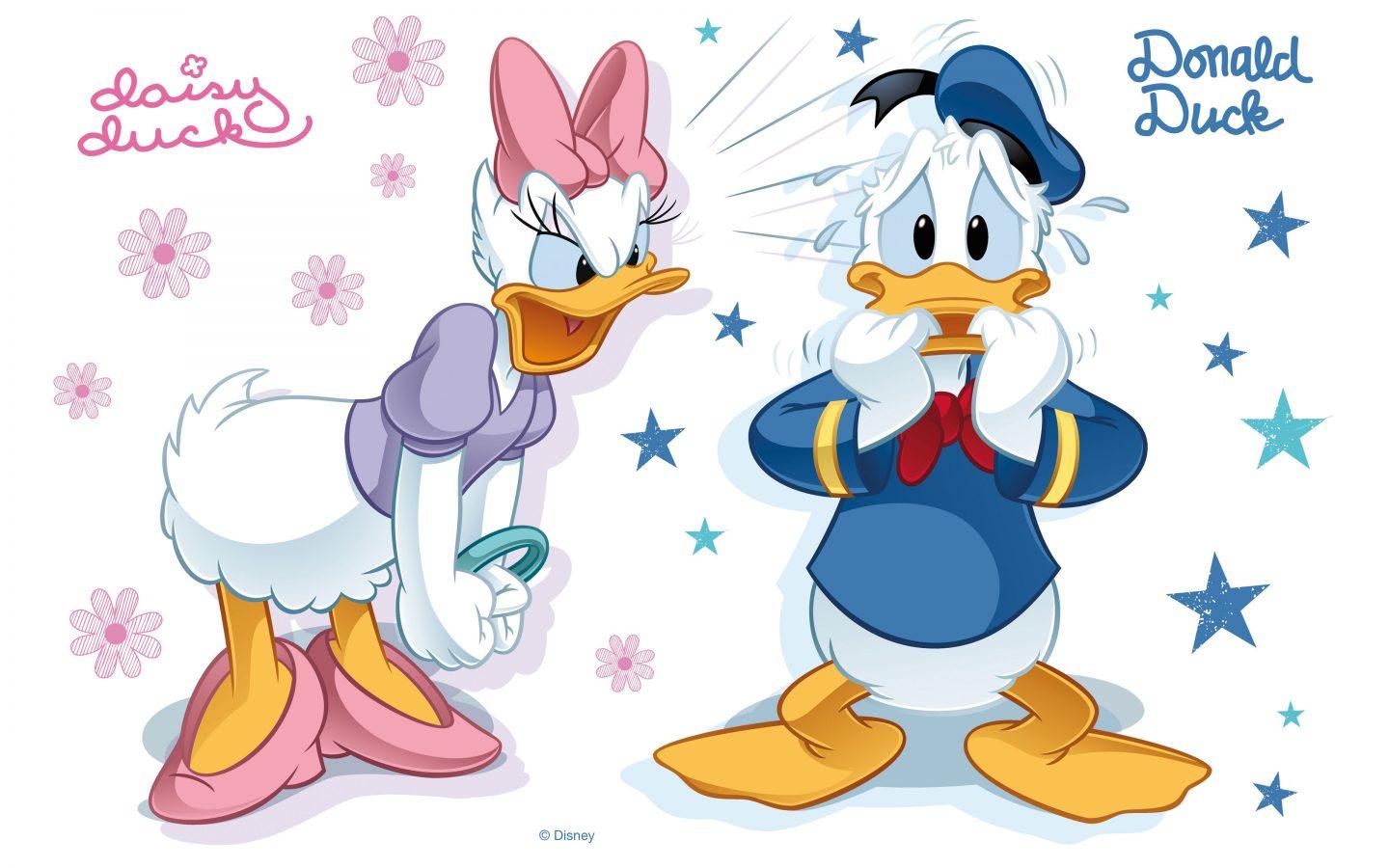 1440x900 Donald Duck And Daisy Duck Disney Cartoon Tense Moments Desktop Background 380x2400 :