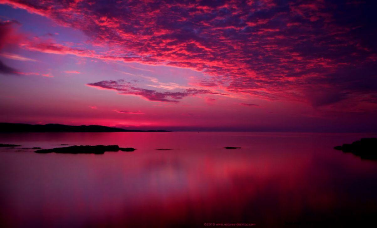 1203x728 Colorful Aurora Pinkish HD desktop wallpaper : Widescreen : High 1600×886 Pinkish Wallpaper (29 Wallpaper). Adorable. Pink sky, Purple sunset, Sunset wallpaper