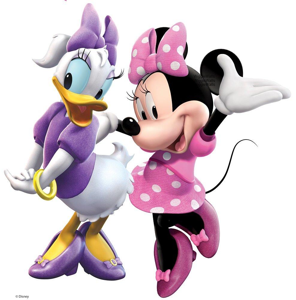 988x1000 Inch Minnie Mouse And Daisy Duck Mickey Removable Wall Decal Sticker Art Disney Home Decor 8 1 2 Inches Wide By 8 1 2 Inches Tall : Tools & Home Improvement