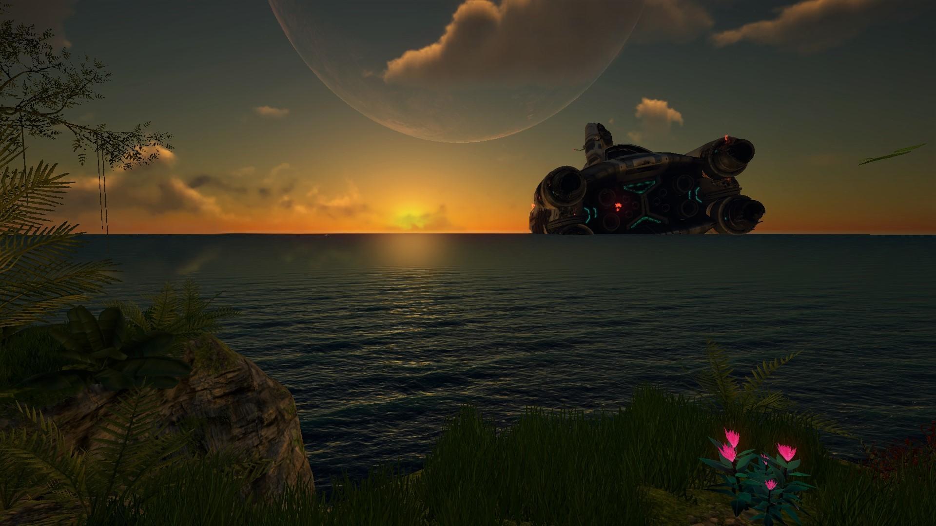 1920x1080 Subnautica Aurora Wallpaper