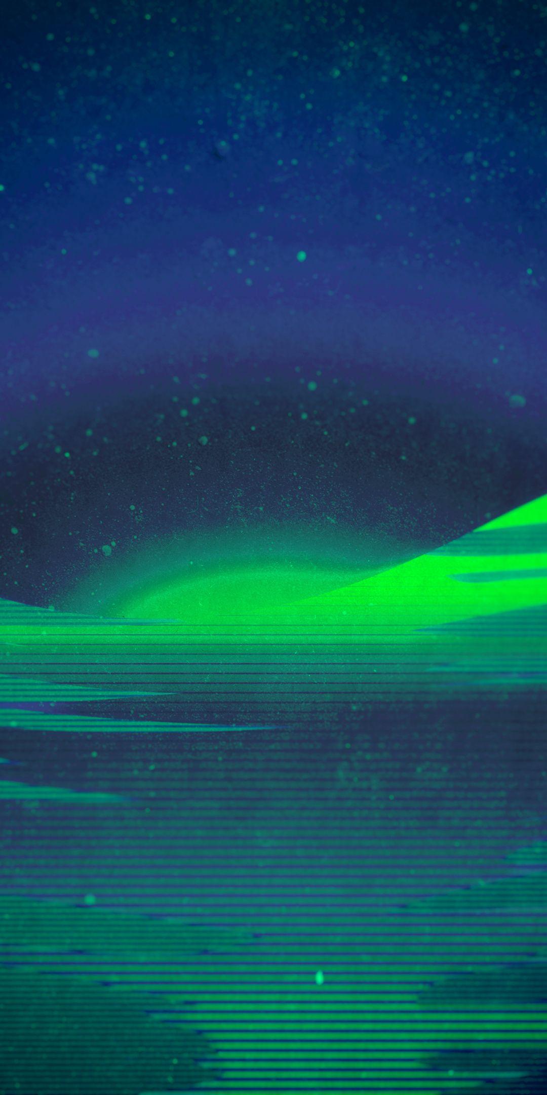 1080x2160 Sunset, landscape, Aurora, green, 1080x2160 wallpaper. Sunset landscape, Love wallpaper, Landscape