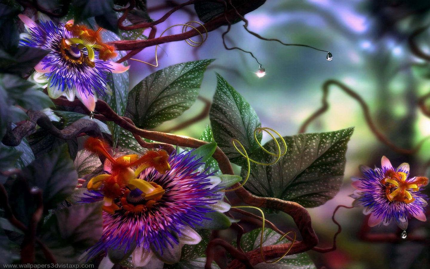 1440x900 Fairy Garden Wallpaper
