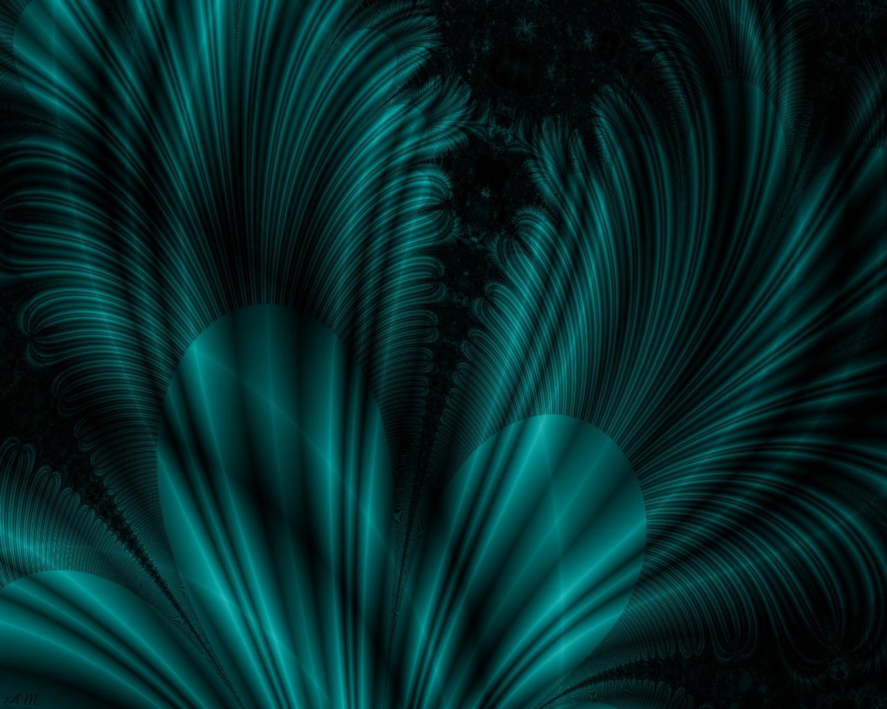 1280x1024 Teal Wallpaper