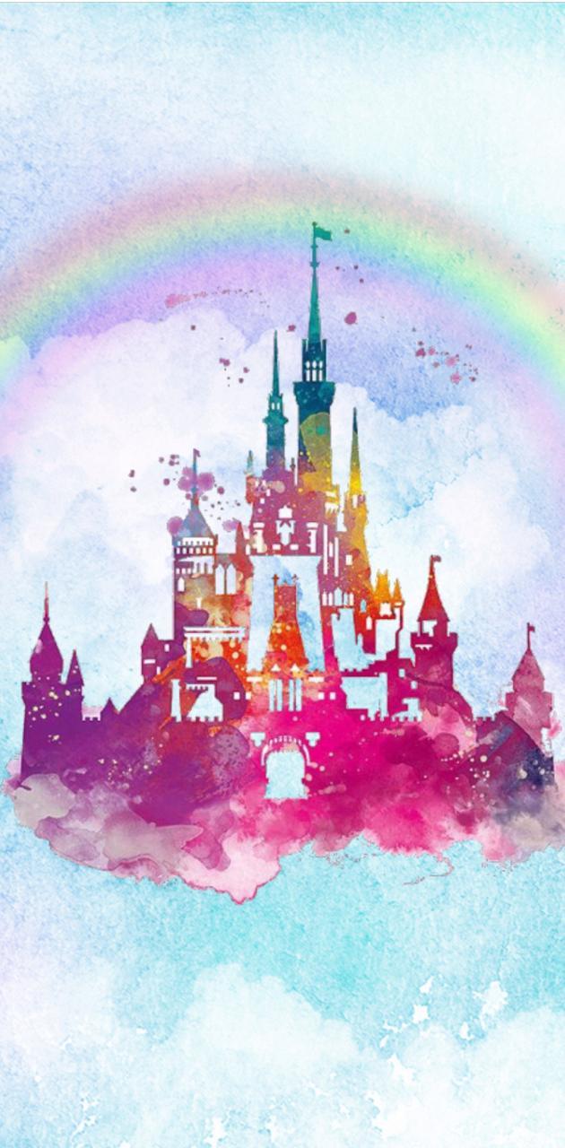 630x1280 Rainbow Castle wallpaper