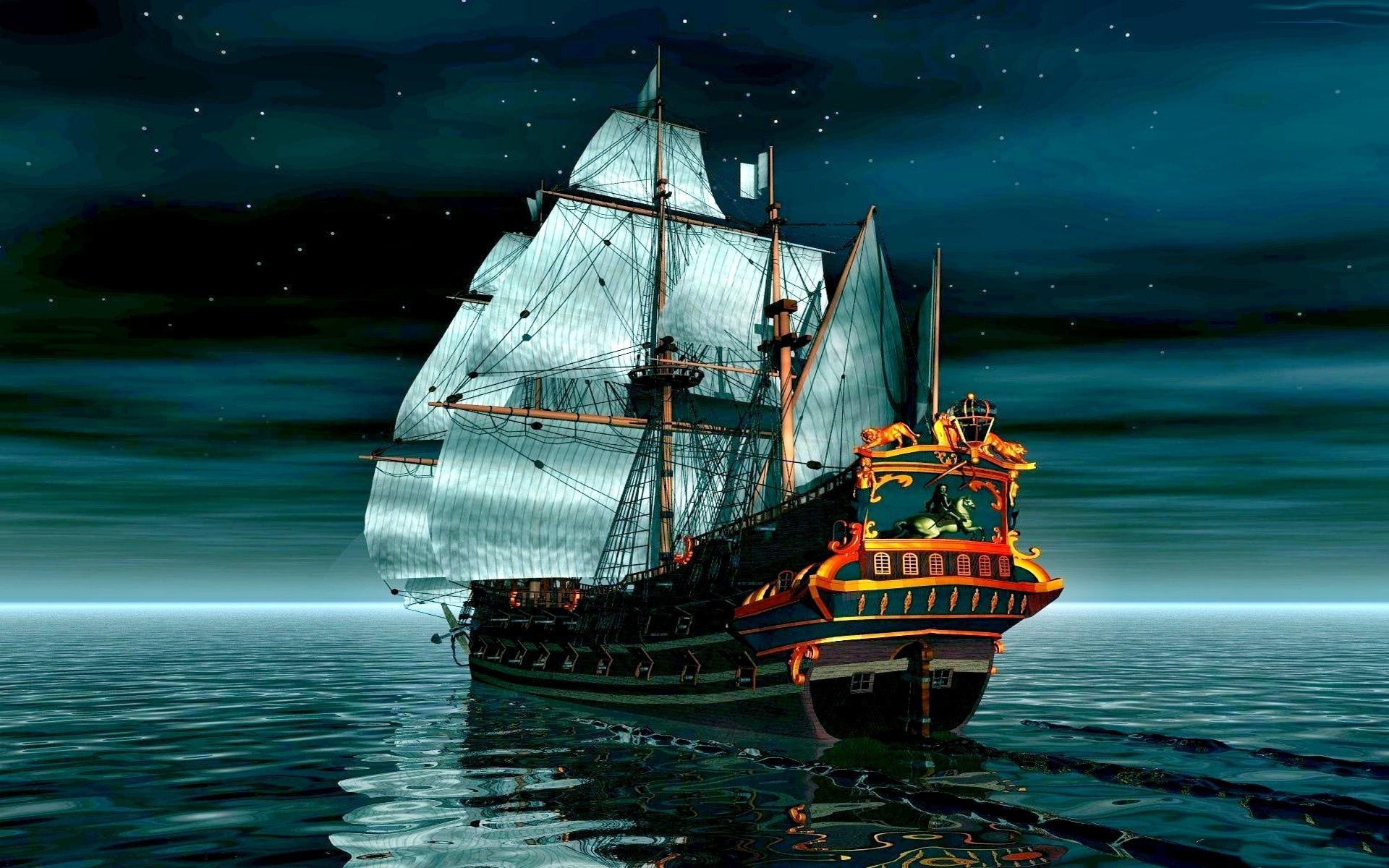 1920x1200 The Galleon Desktop Wallpaper