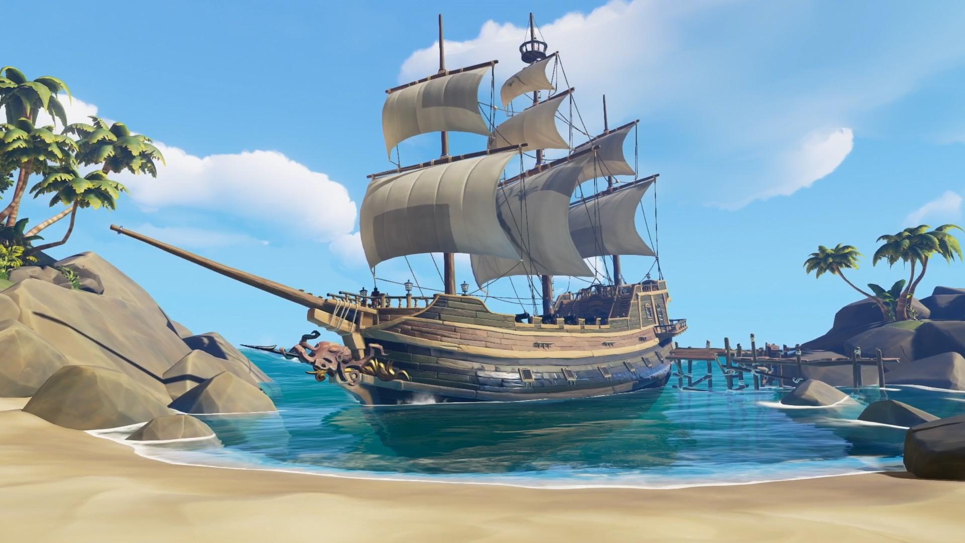 1920x1080 Title Video Game Sea Of Thieves Ship Wallpaper Of Thieves Galleon HD Wallpaper