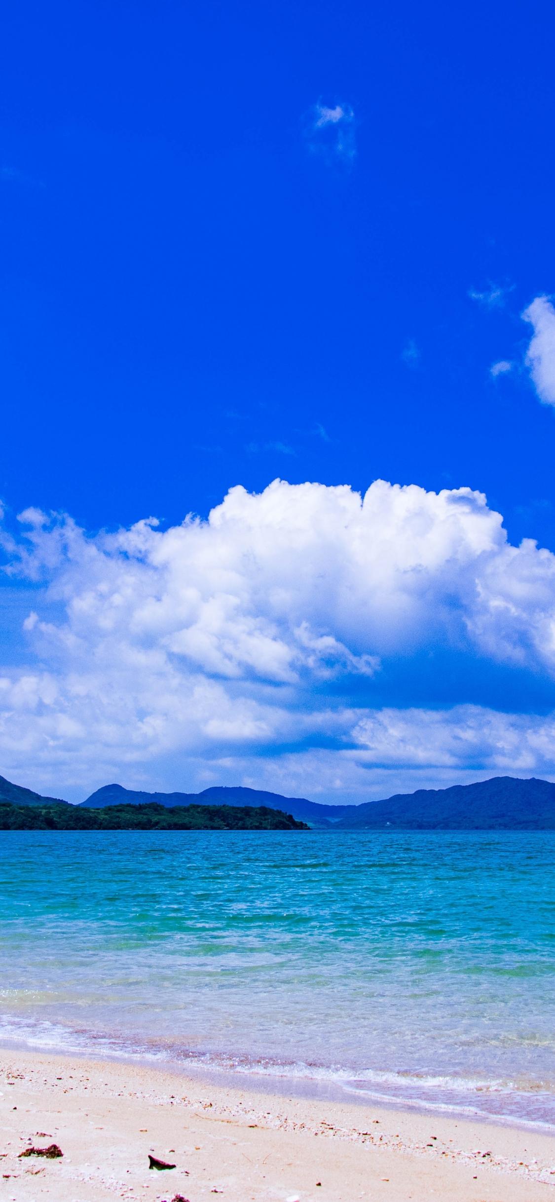 1125x2436 Download 1125x2436 wallpaper sunny day, blue sky, beach, iphone x 1125x2436 HD image, background, 7858