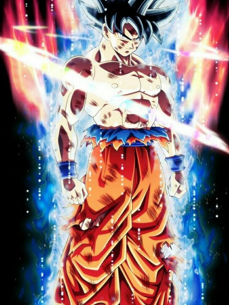 768x1024 Goku Ultra Instinct limit breaker Wallpaper for Android