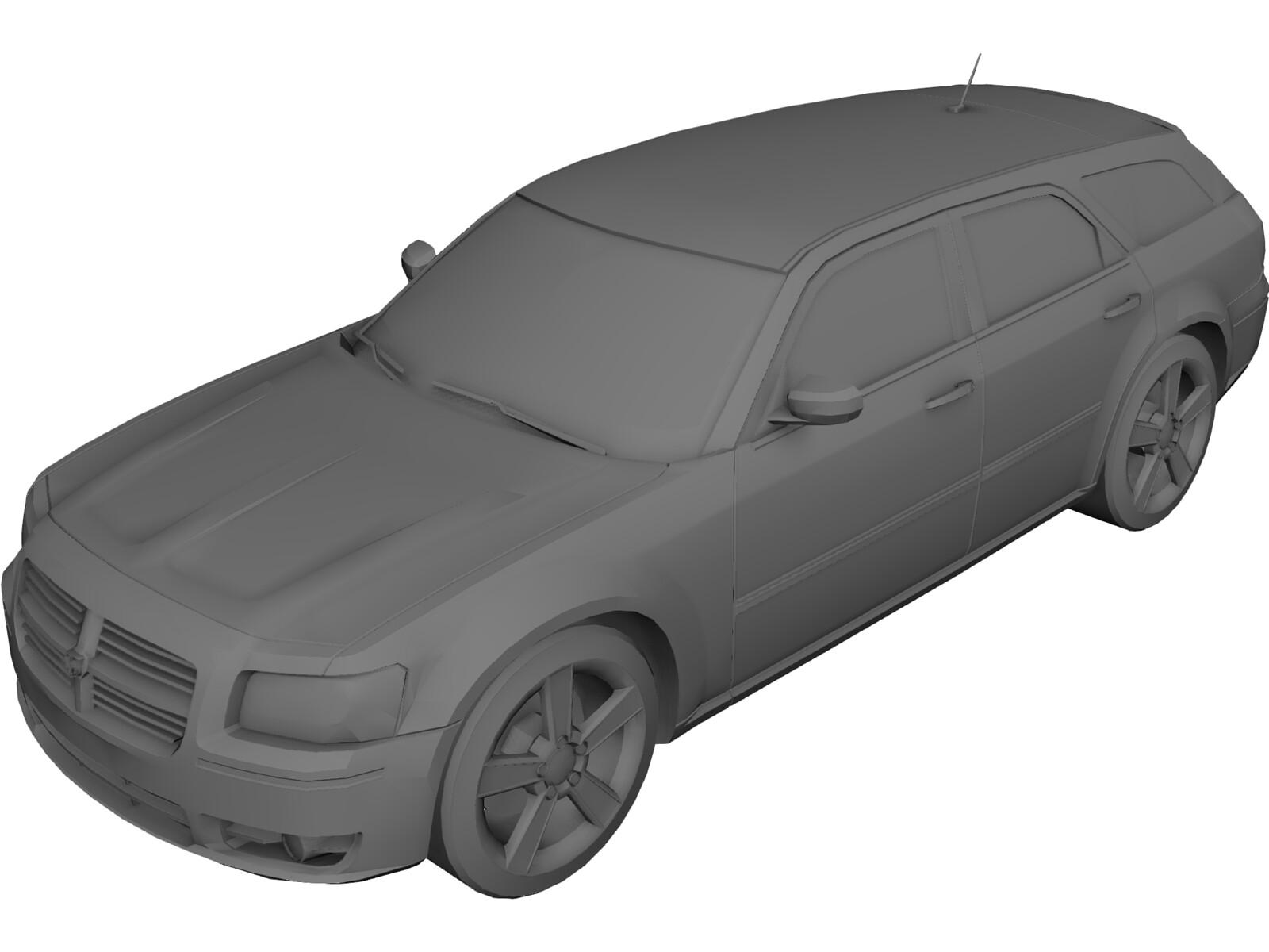 1600x1200 Dodge Magnum R T 3D Model CAD Browser