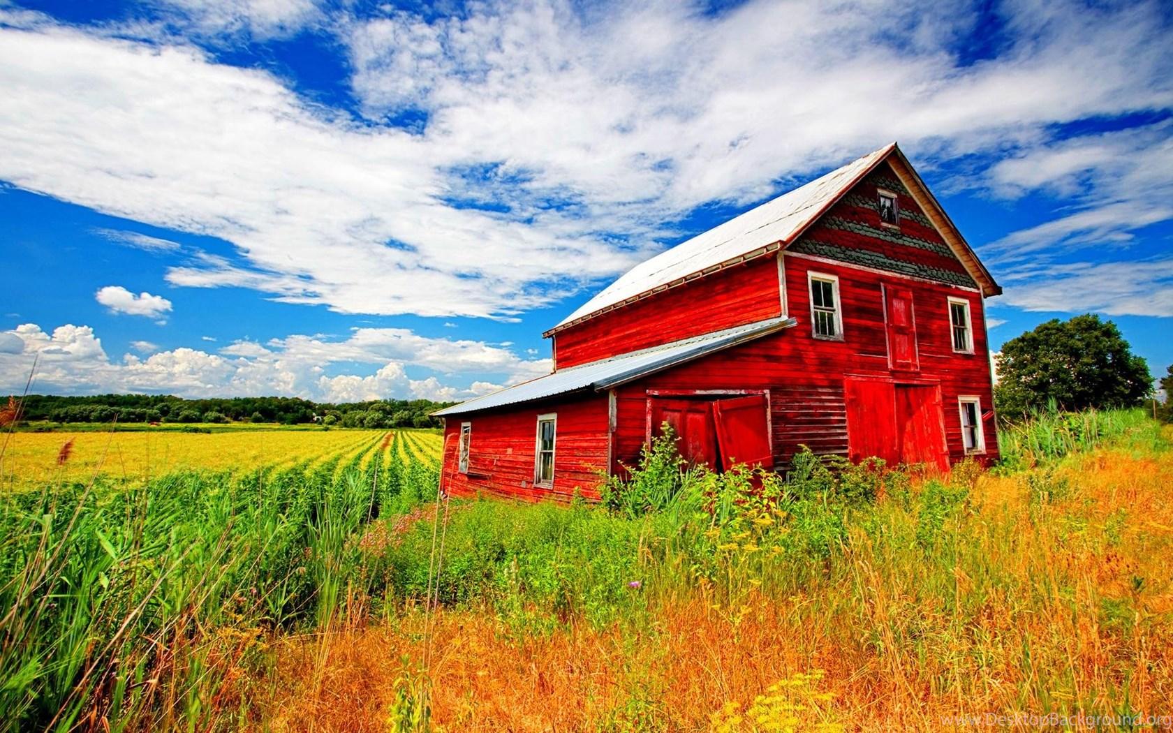 1680x1050 Red Barn Background Wallpaper 4902 1800x1200 Px WallpaperFort.com Desktop Background