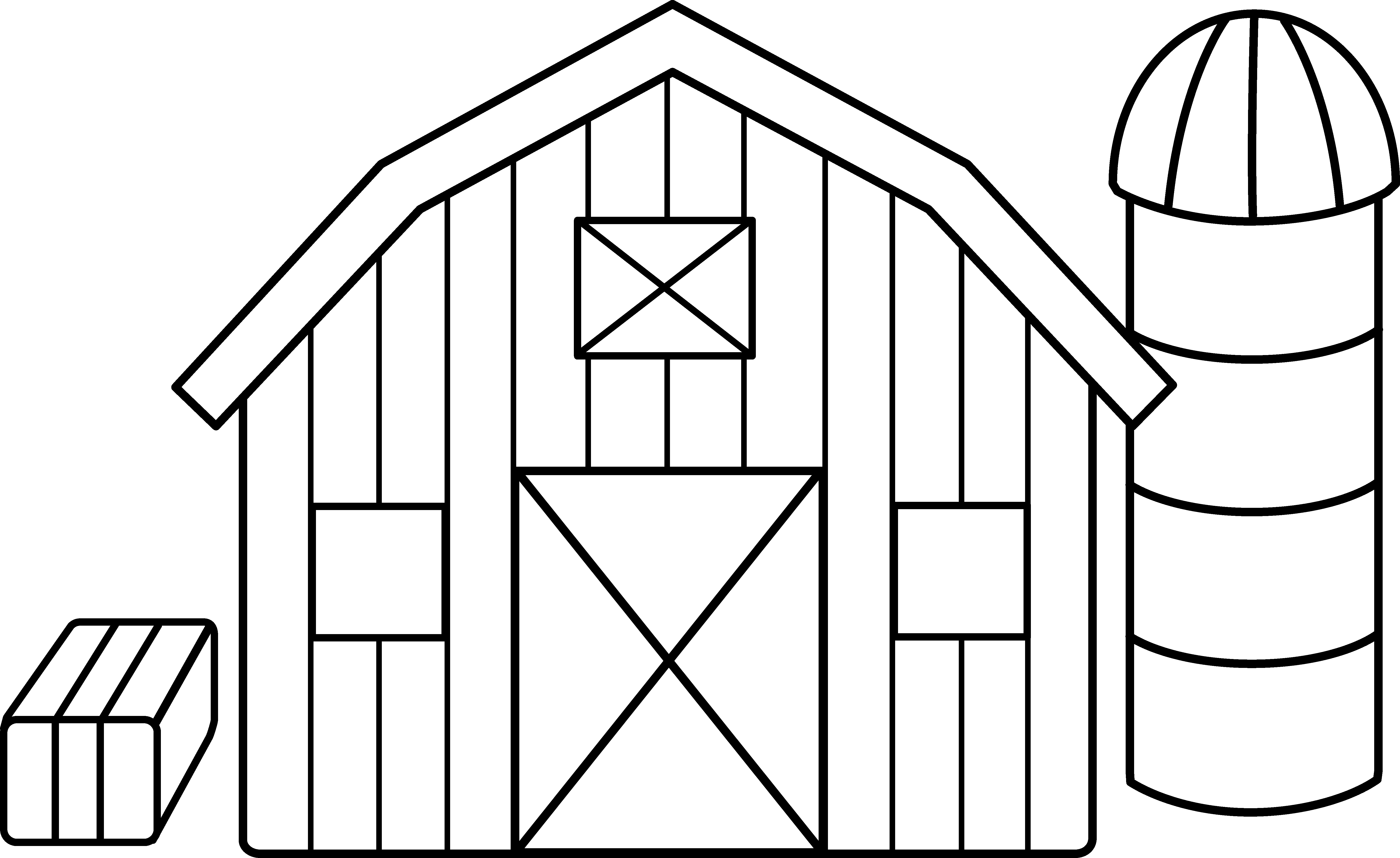 6292x3859 Free Barn Outline Clipart, Download Free Barn Outline Clipart png image, Free ClipArts on Clipart Library