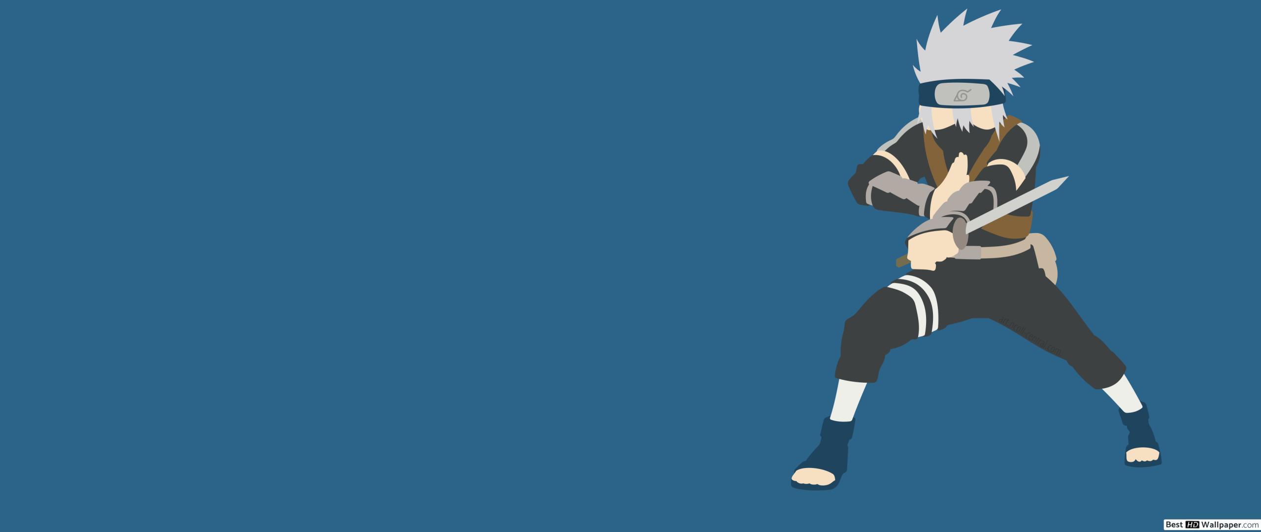 2560x1080 Kakashi Hatake of Naruto HD wallpaper download