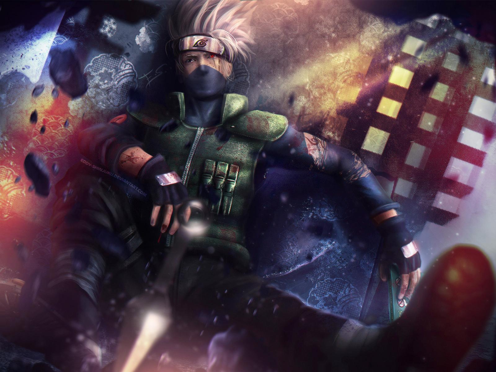 1600x1200 Desktop Wallpaper Kakashi Hatake, Naruto, Naruto Shippuden, Anime Boy, HD Image, Picture, Background, D88e02