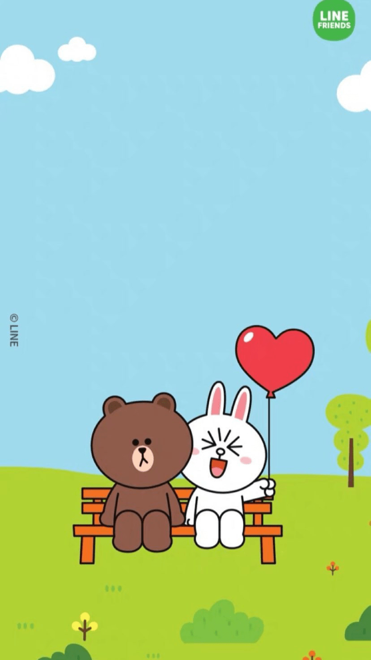750x1334 iPhone Line Friends