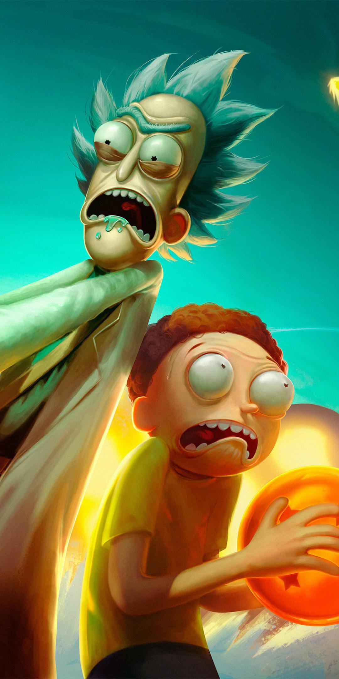 1080x2160 Rick And Morty Fan Art One Plus 5T, Honor 7x, Honor view Lg Q6 HD 4k Wallpaper, Image, Background, Photo and Picture