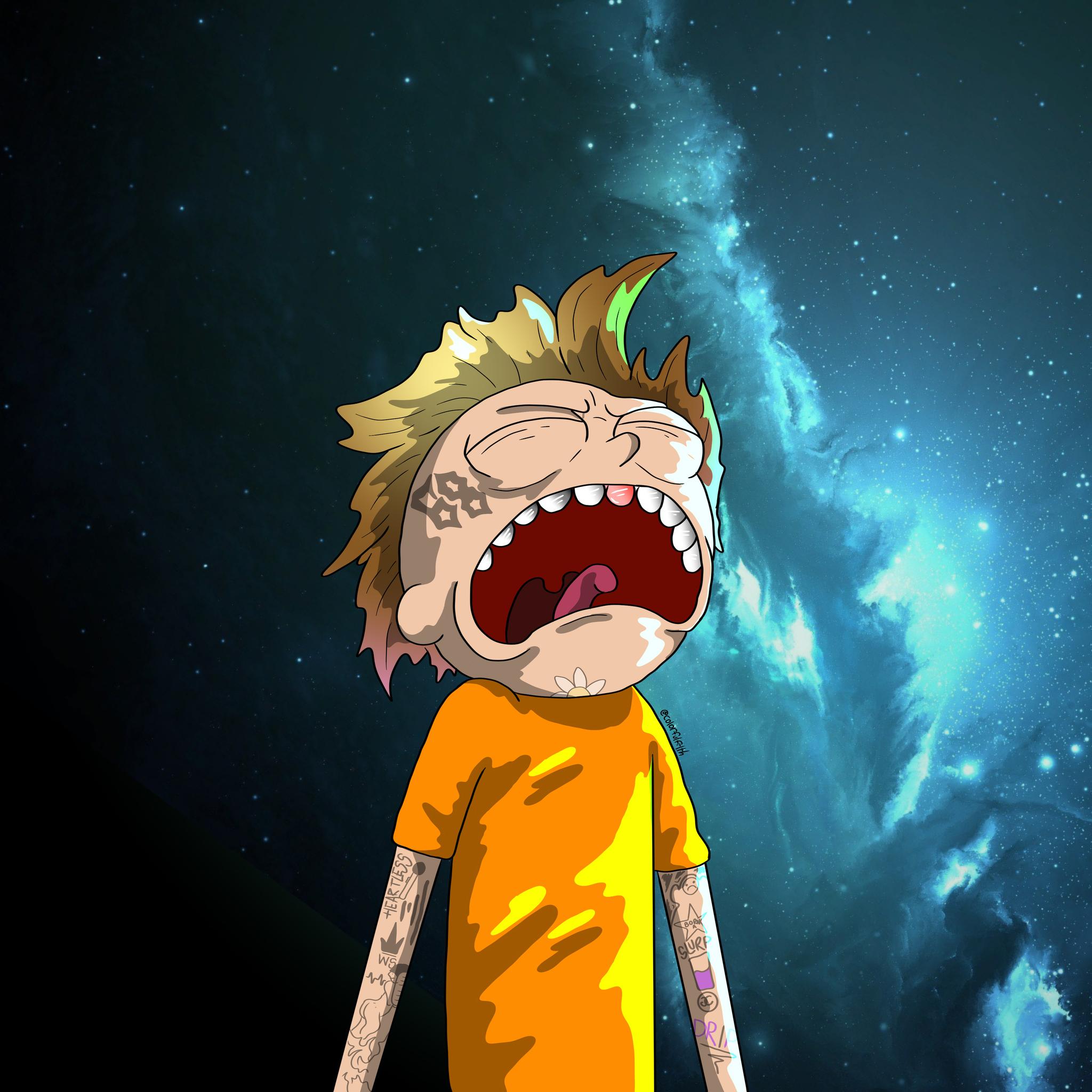 2048x2048 Rick And Morty Fan Art Wallpaper HD Wallpaper