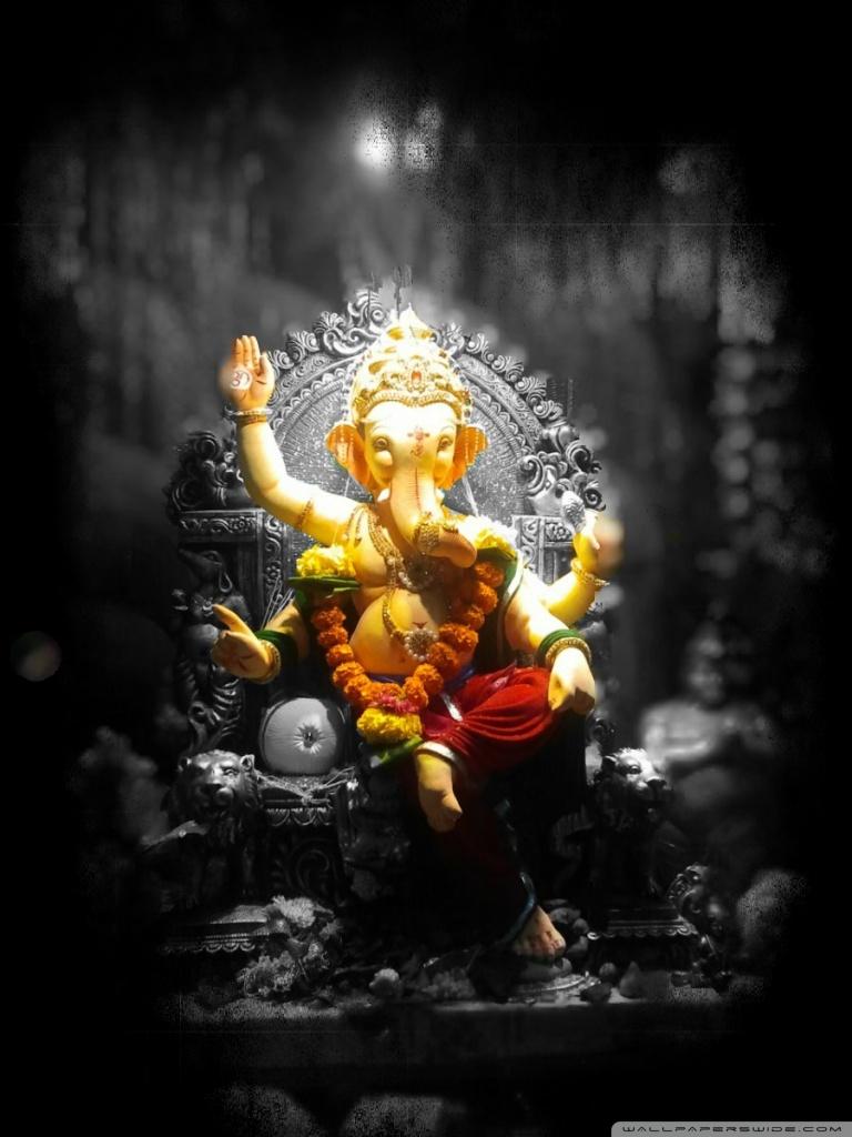 768x1024 vinayagar wallpaper download for mobile, hindu temple, temple, place of worship, statue, temple