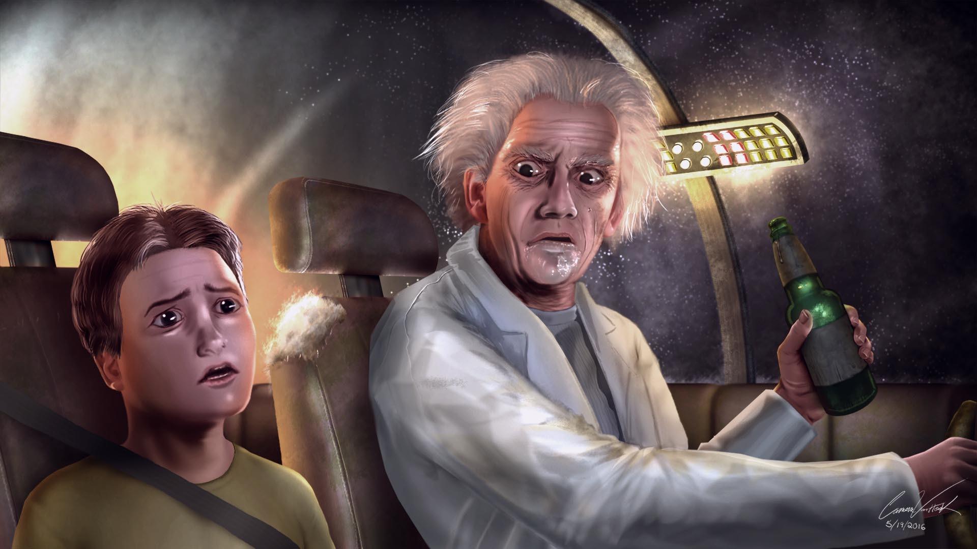 1920x1080 Rick and Morty *Fan Art, Cameron VanHook