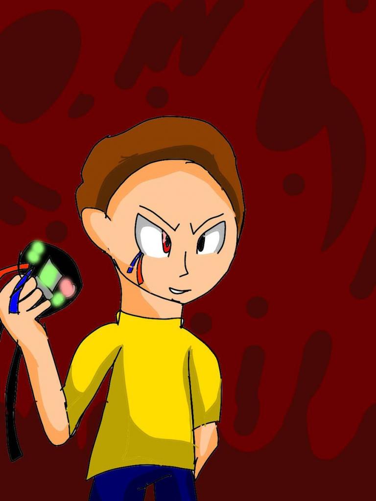 768x1024 Free download Evil Morty Fan Art by DarkwolfS49011 [900x1273] for your Desktop, Mobile & Tablet. Explore Evil Morty Wallpaper. Evil Morty Wallpaper, Evil Background, Rick And Morty Wallpaper
