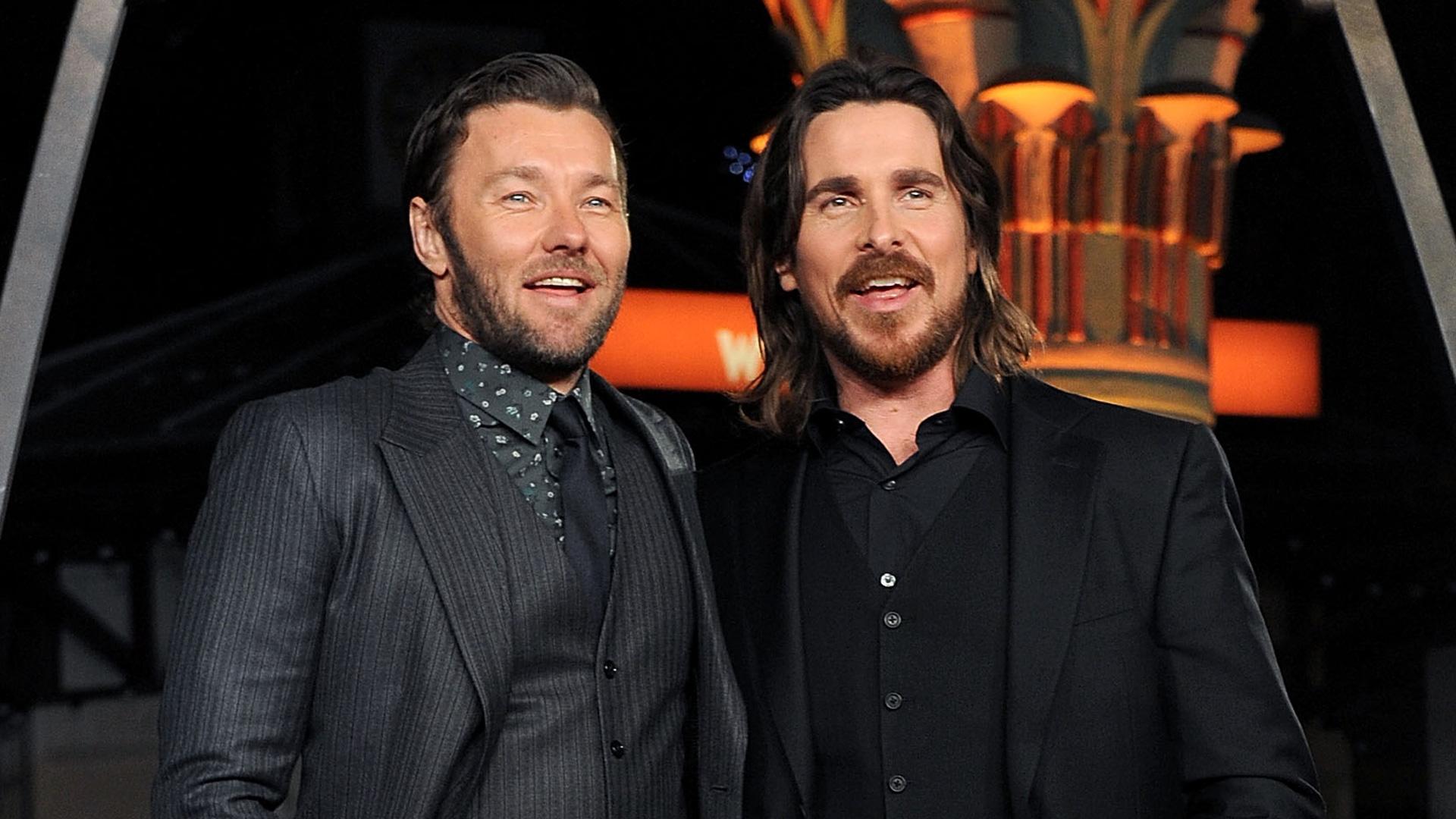 1920x1080 Exodus: Gods and Kings' Premiere: Christian Bale, Joel Edgerton, Ridley Scott Discuss Epic Film, Gold Underpants