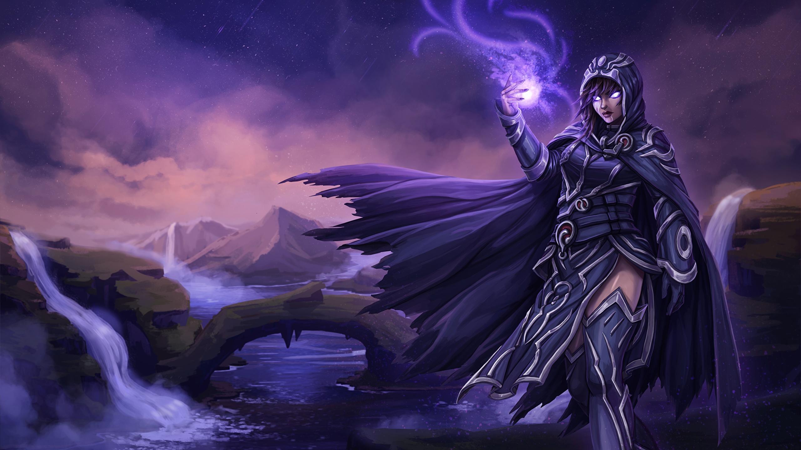 2560x1440 Picture Magic: The Gathering Magic magician Fanart female 2560x1440