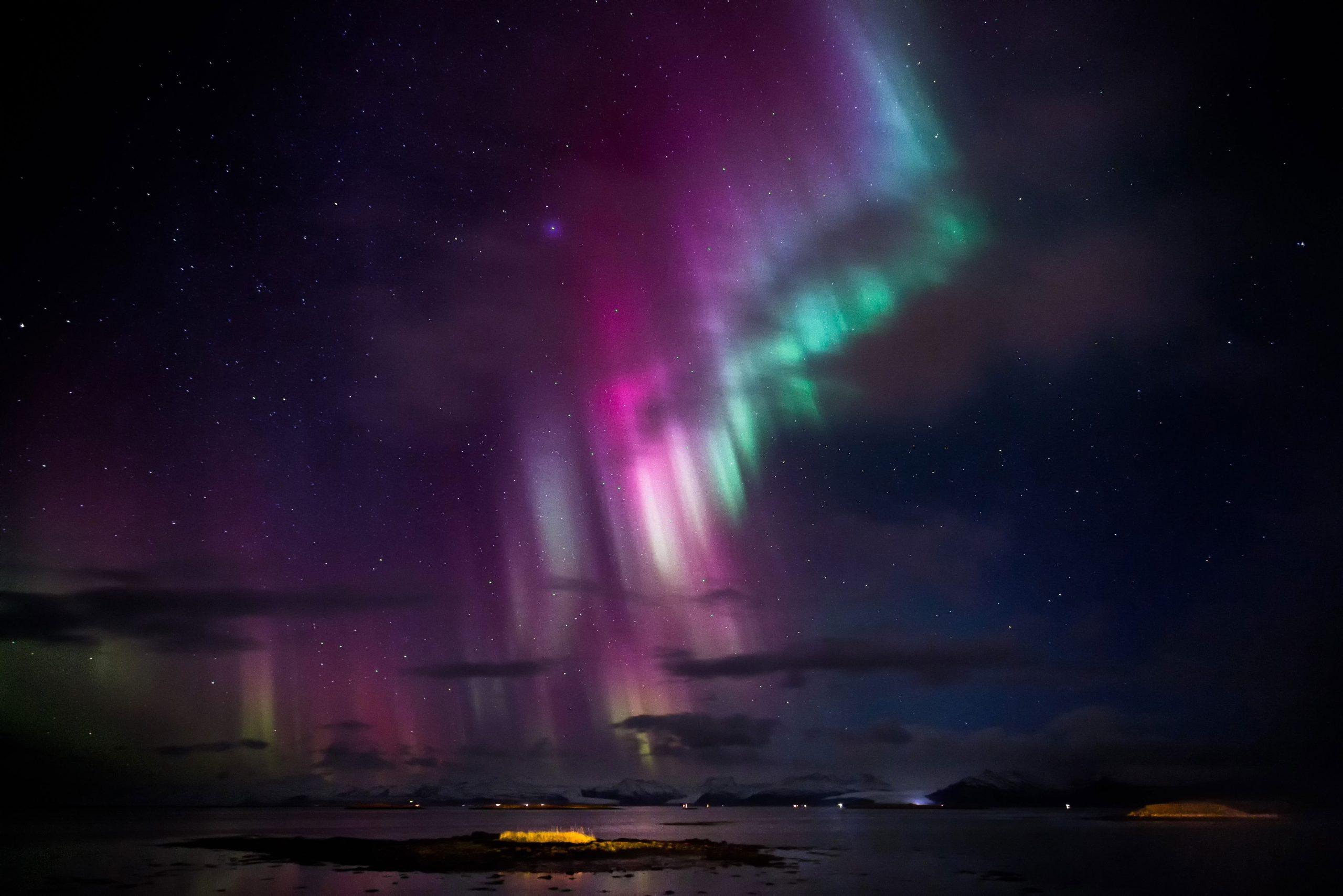 2560x1707 Wallpaper Northern Lights, Iceland, Holiday, Hofn, Northern • Wallpaper For You HD Wallpaper For Desktop & Mobile