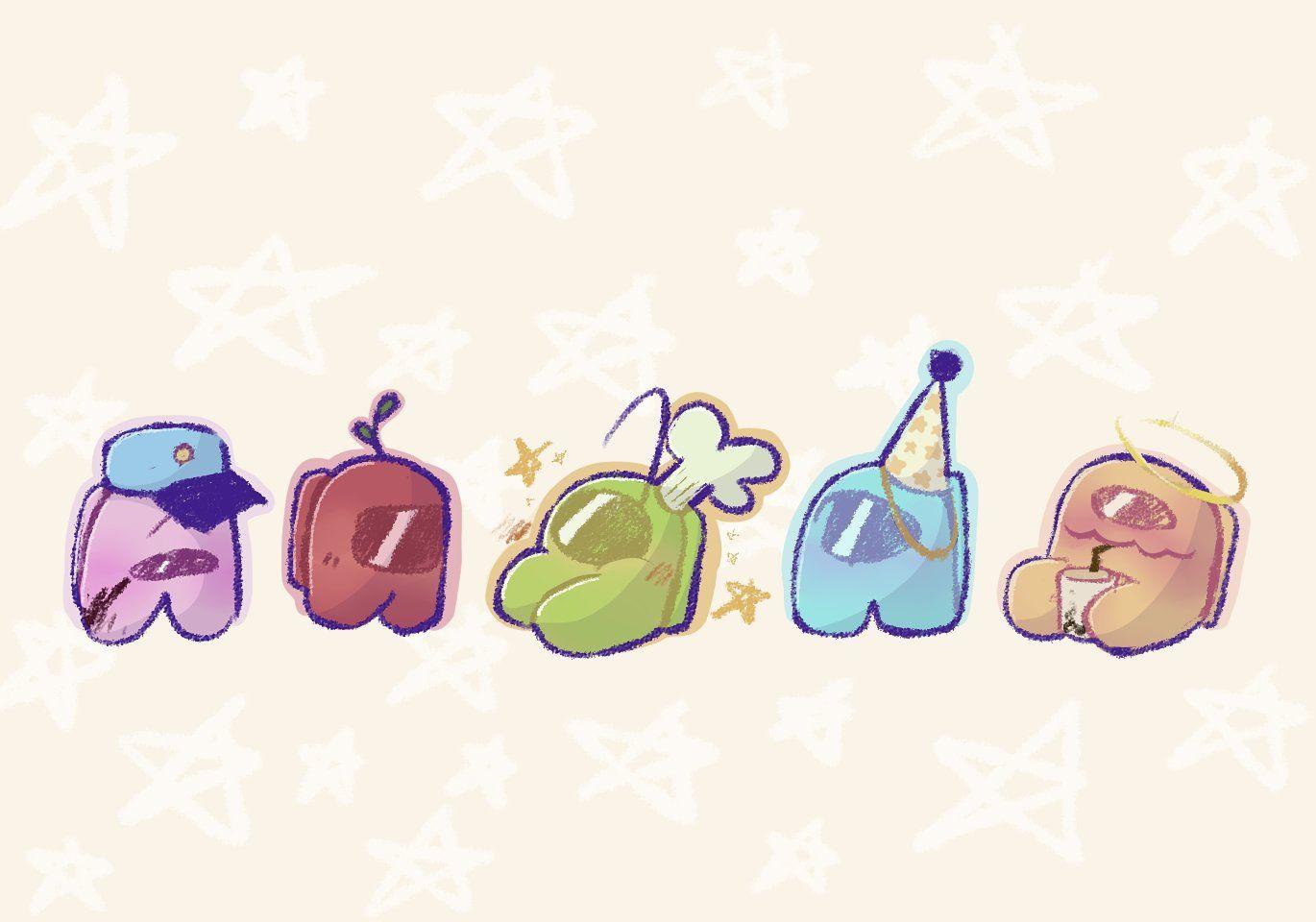 1370x960 Among us. Cute cartoon wallpaper, Cute drawings, Wallpaper iphone cute