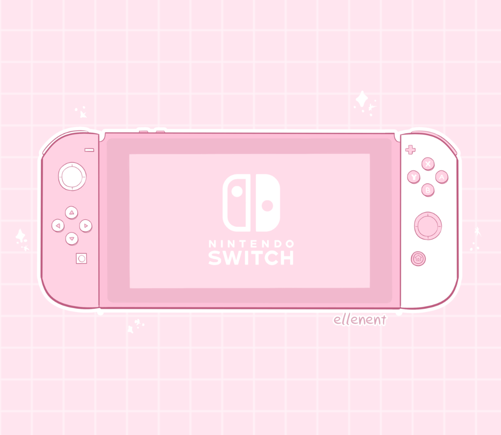 1000x867 Pastel Kawaii Gamer Wallpaper