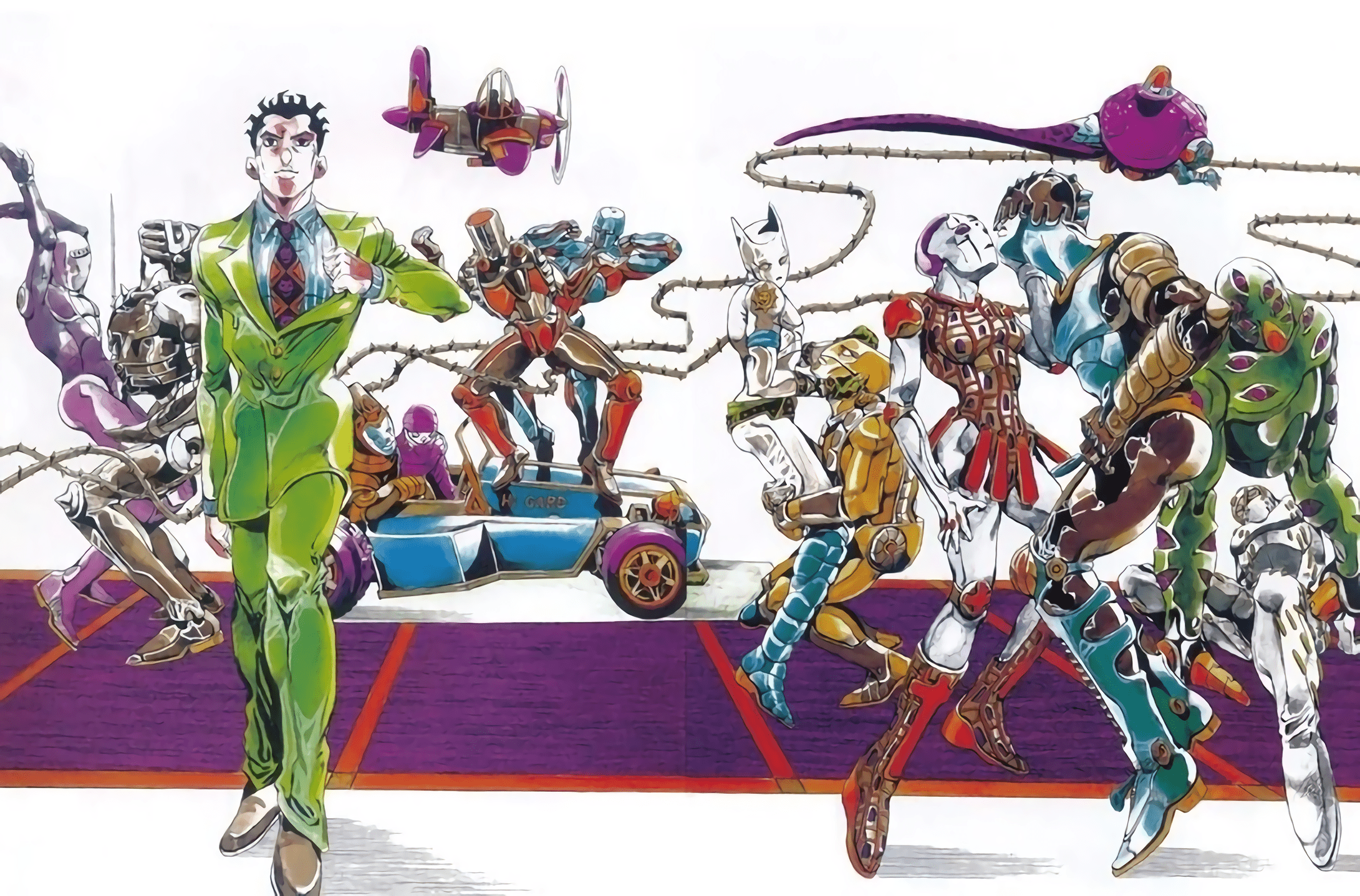2181x1437 Anyone got any clean JoJo Wallpaper?: StardustCrusaders