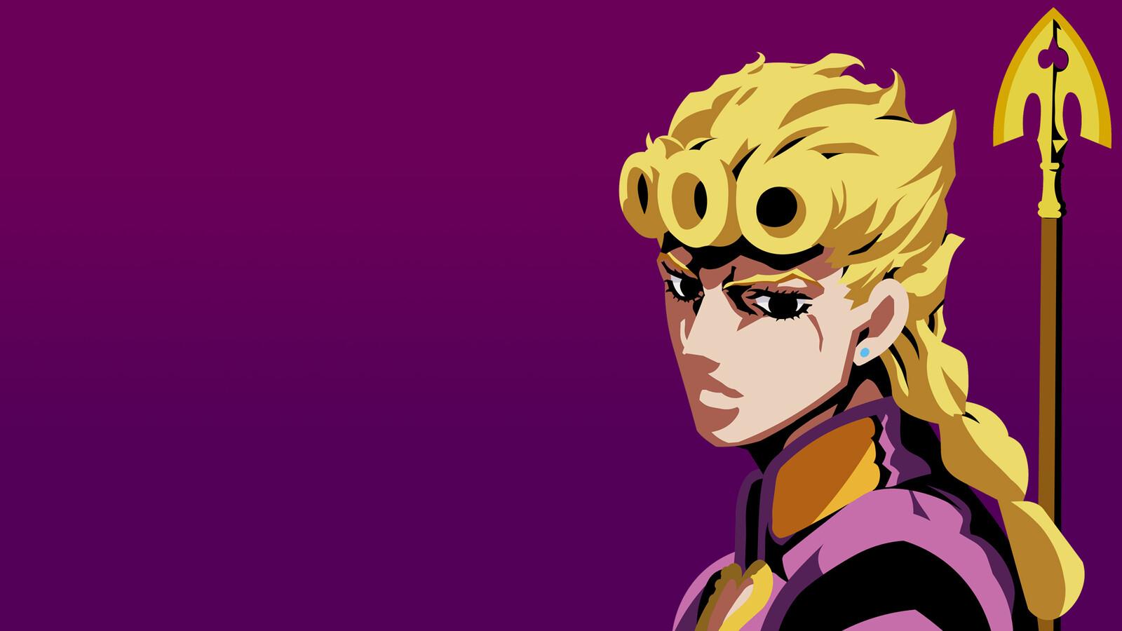 1600x900 Jojo's Bizarre Adventure: Vento Aureo Giovanna Minimalist, Alex Gesti