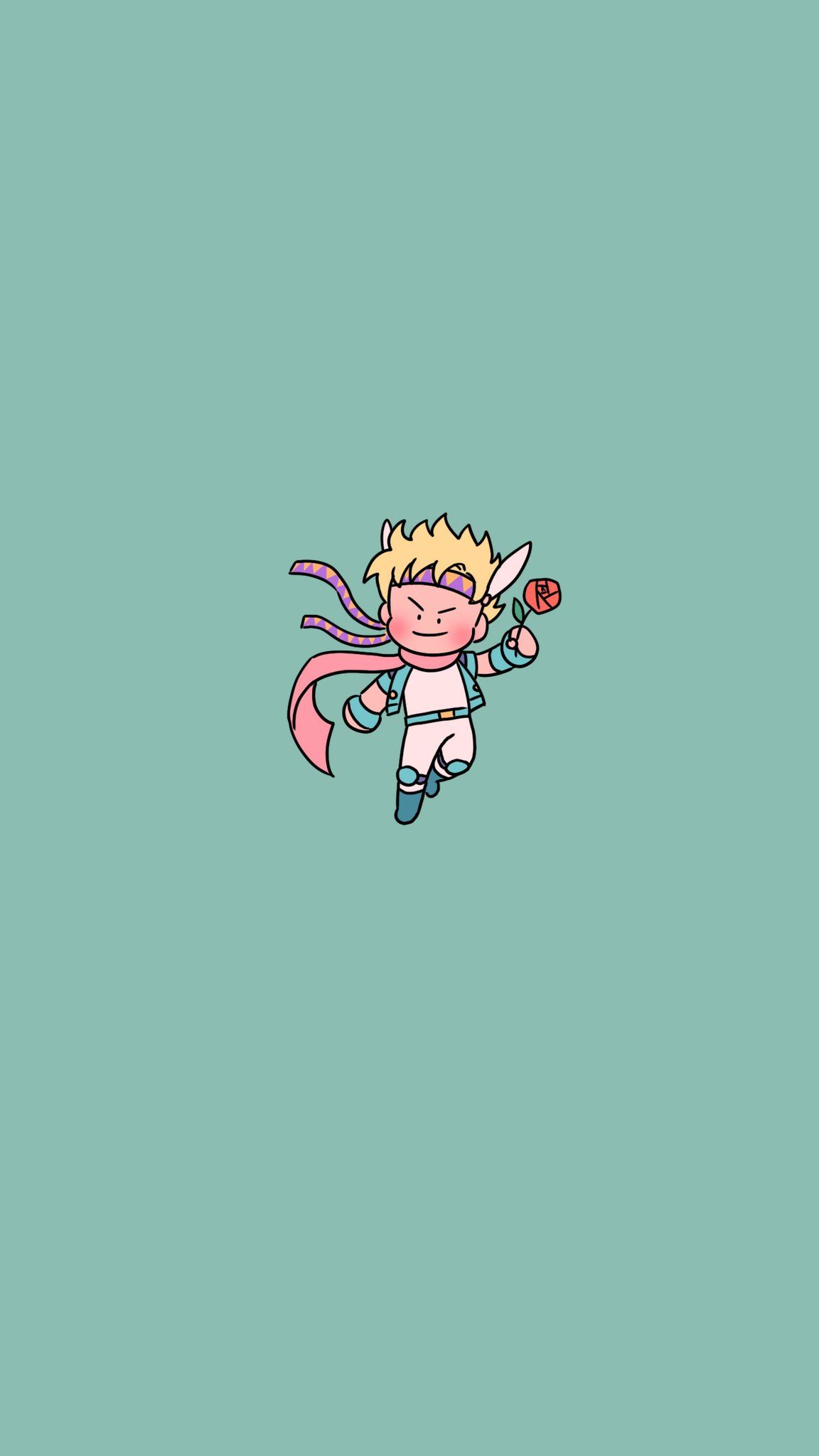 1152x2048 Minimalist Jojo Phone Wallpaper