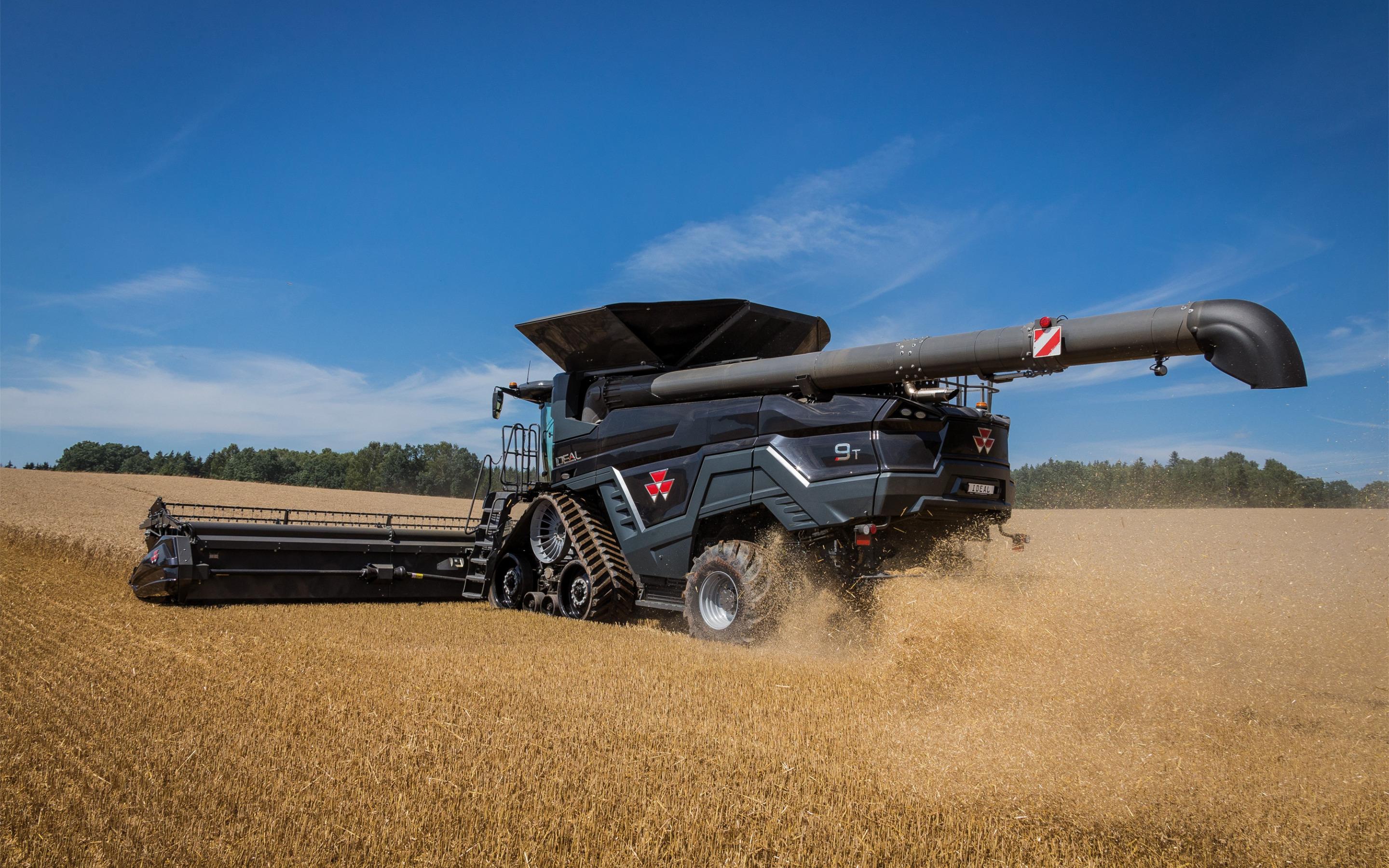 2880x1800 Massey Ferguson Ideal 9t, Wheat Harvest, Modern Combine, Ferguson Ideal 9t