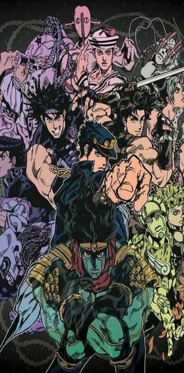 630x1280 Jojo and Stands wallpaper