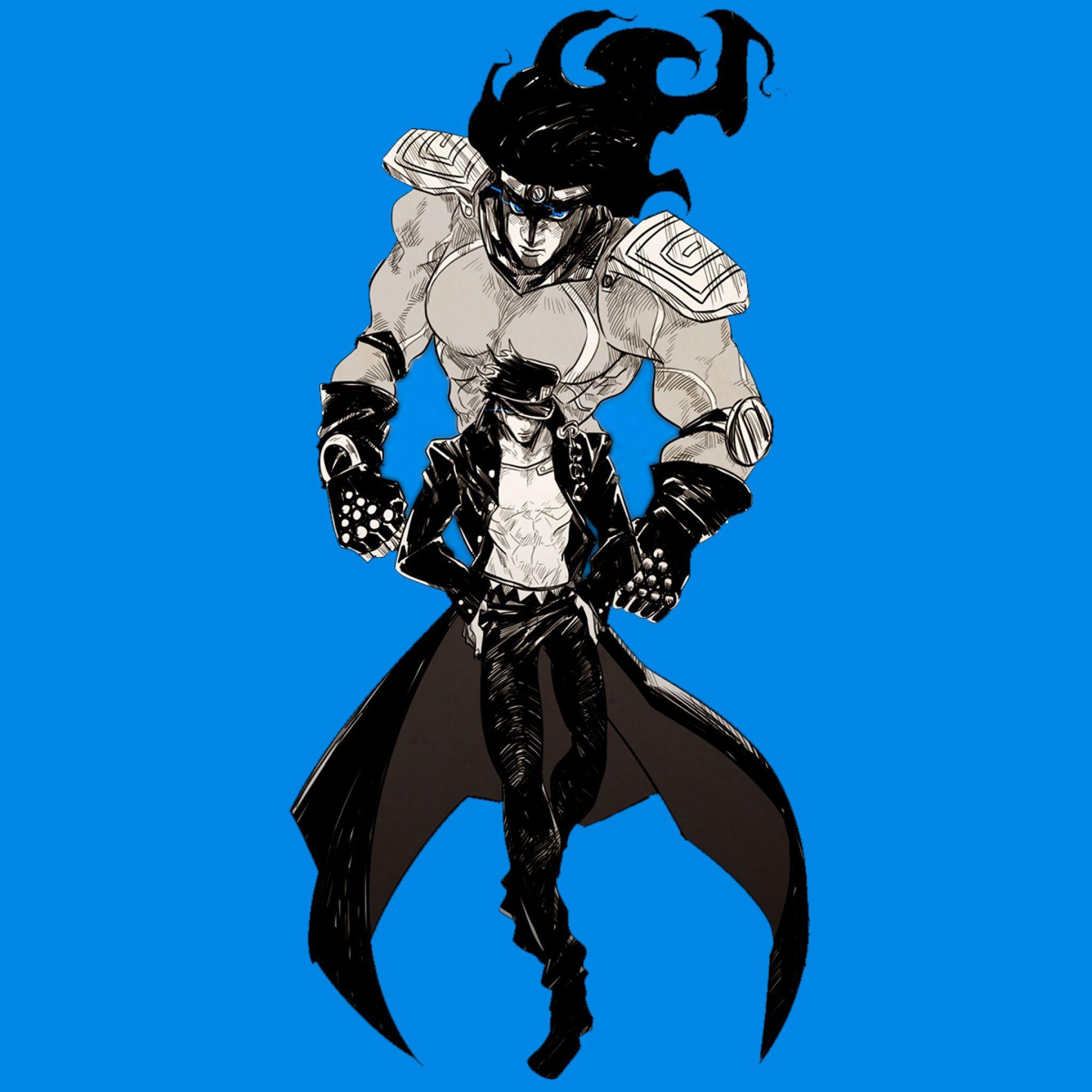 2048x2048 Jojo Stand Background