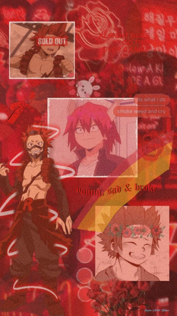 727x1293 Bnha Collage Kirishima Anime Wallpaper, Anime Wallpaper iPhone Aesthetic Wallpaper