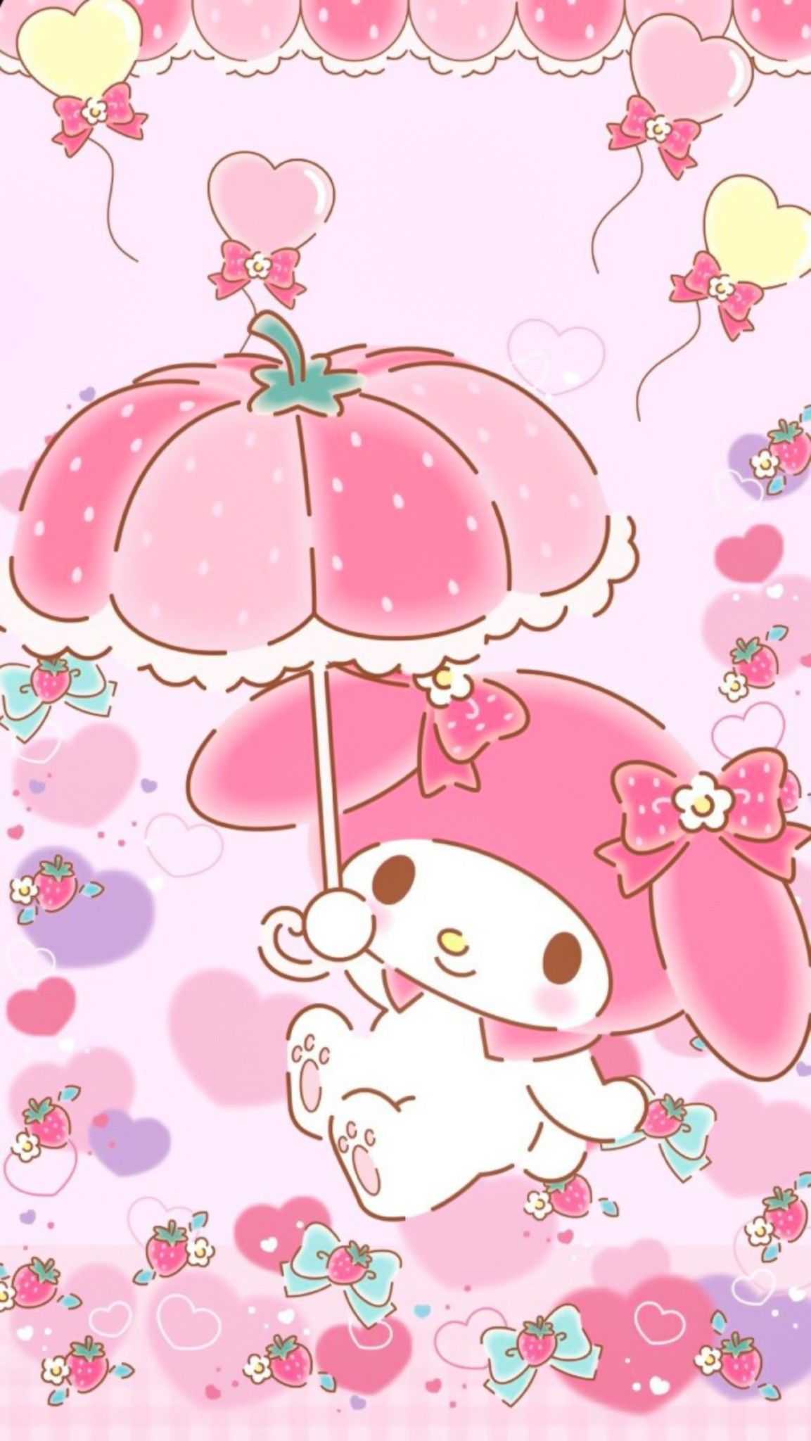 1153x2048 My Melody Wallpaper