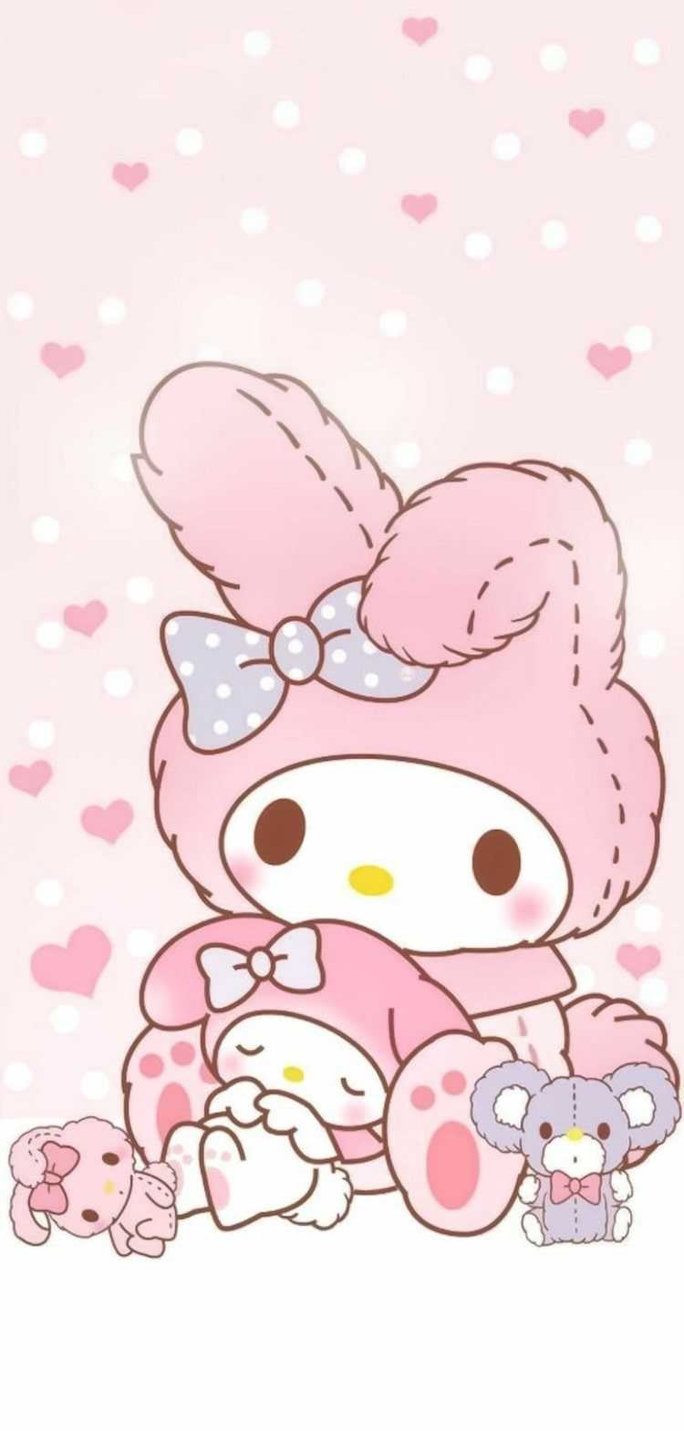 750x1569 My Melody Wallpaper