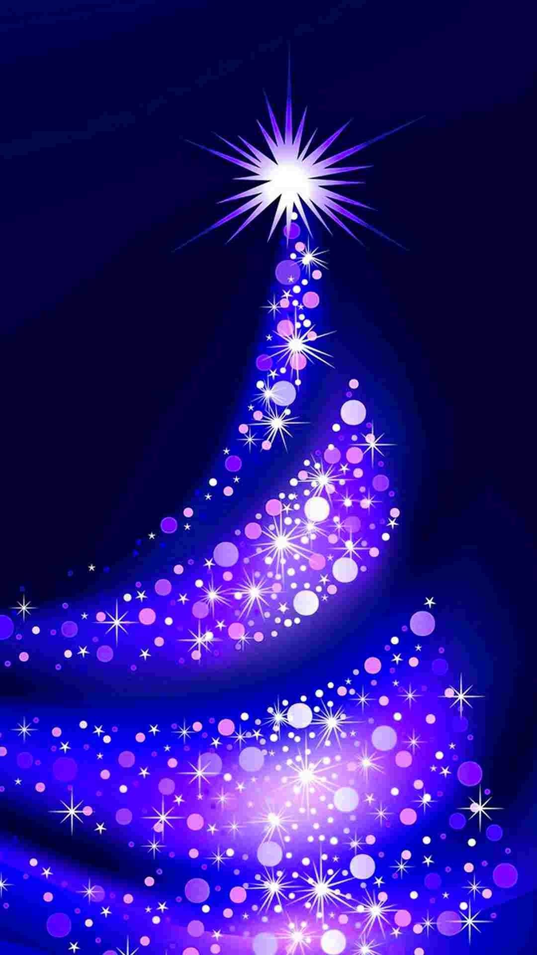 1080x1920 Purple Christmas Wallpaper