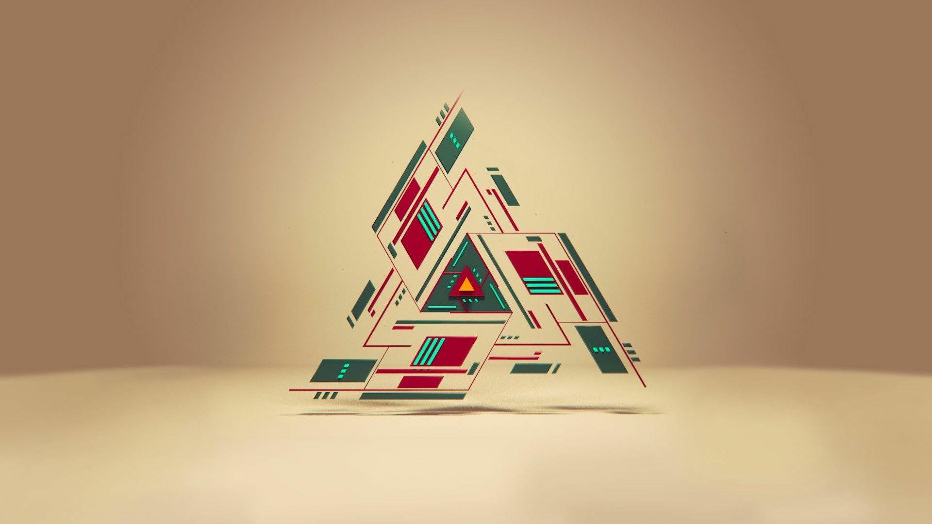 1920x1080 3D geometry (4K) wallpaper [DOWNLOAD FREE]