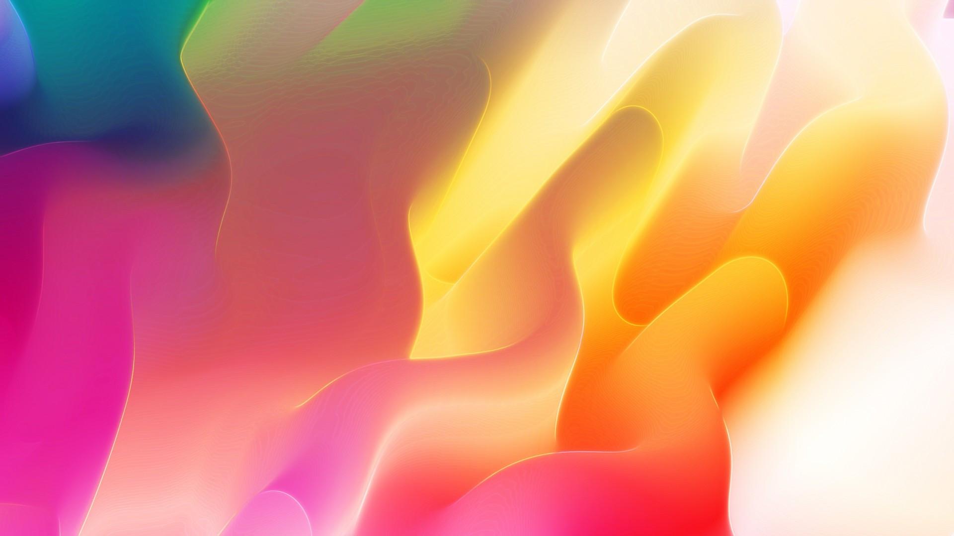 1920x1080 Download 1920x1080 Warm Colors, Fluid, Gradient, Waves Wallpaper for Widescreen