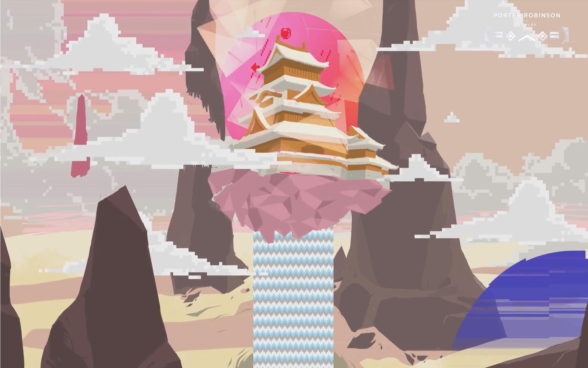1920x1200 porter robinson drawing digital art wallpaper