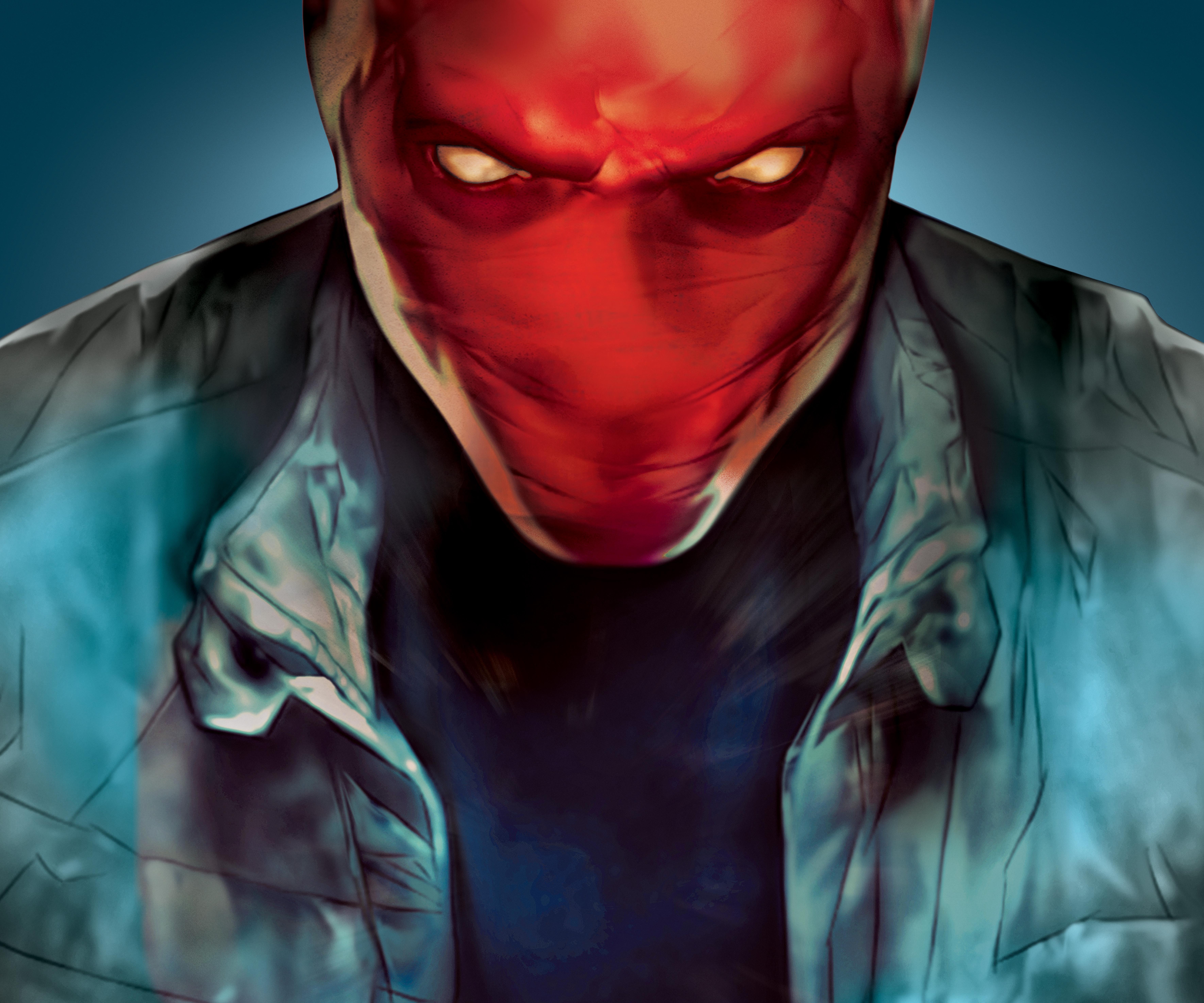 7081x5898 Wallpaper 4k Batman Under The Red Hood Wallpaper