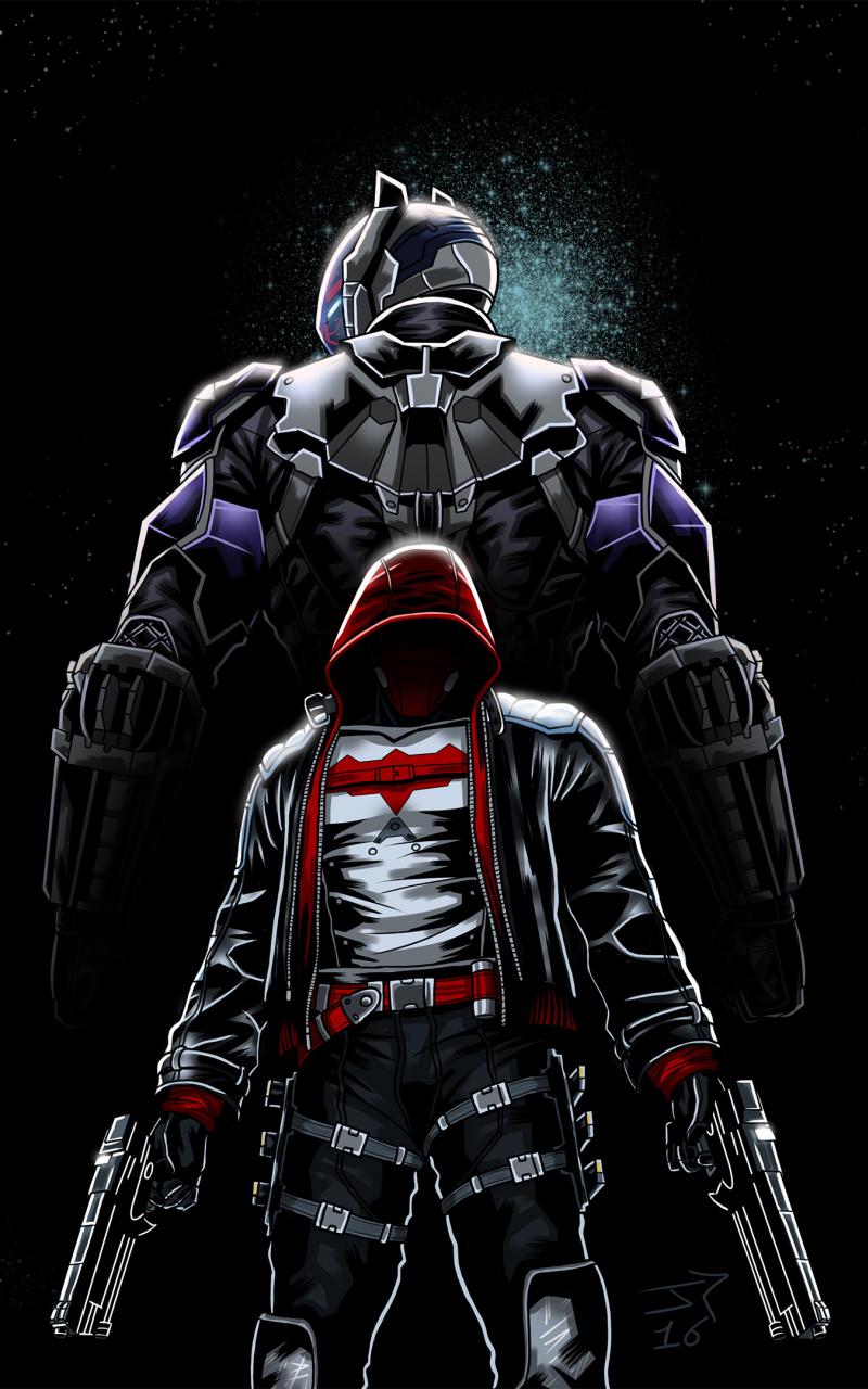 800x1280 Download Red Hood, Dark Knight, Batman, Artwork Wallpaper, 800x Samsung Galaxy Note GT N Meizu MX 2