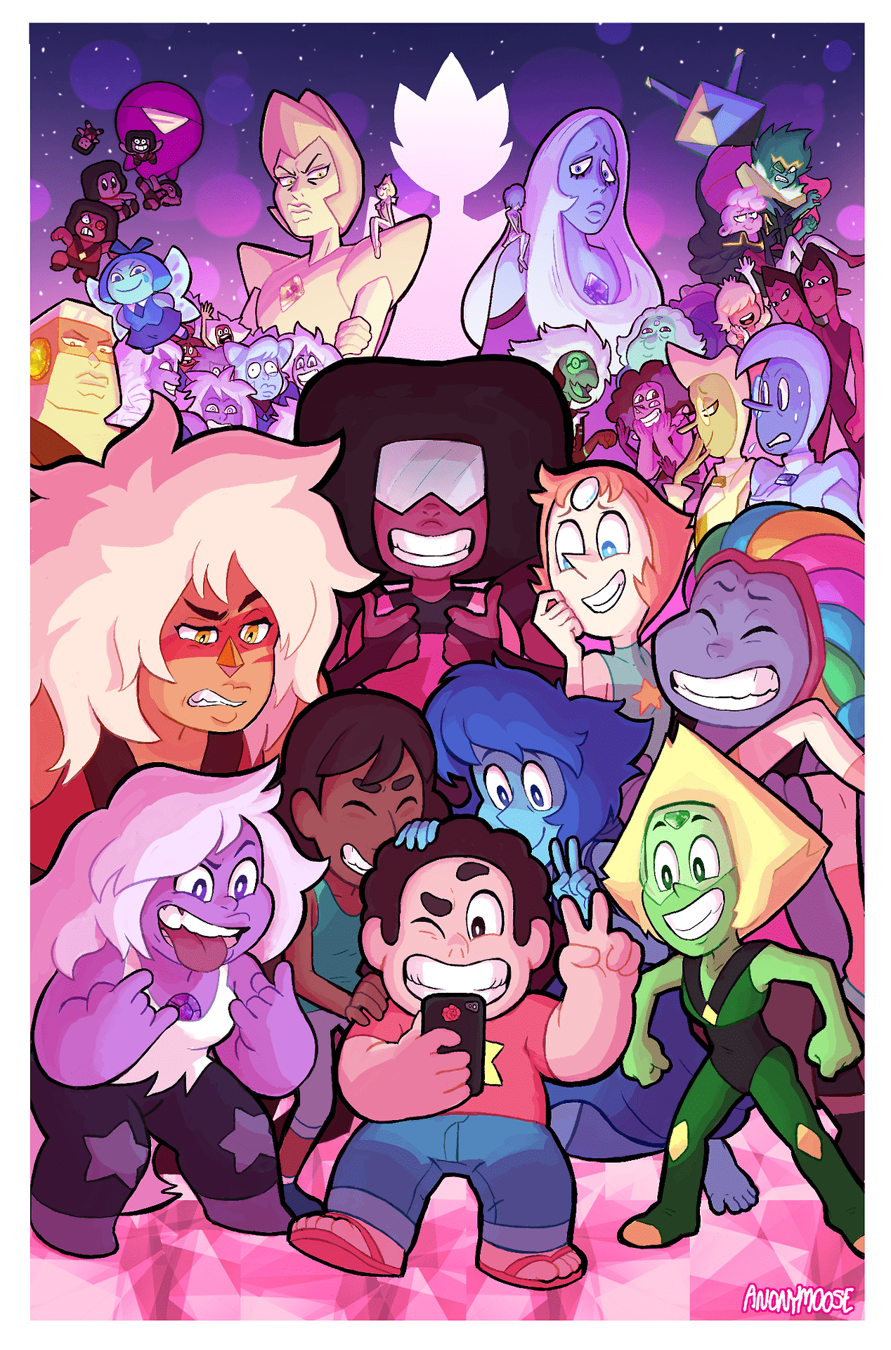 1268x1920 Steven Universe Cast Wallpaper