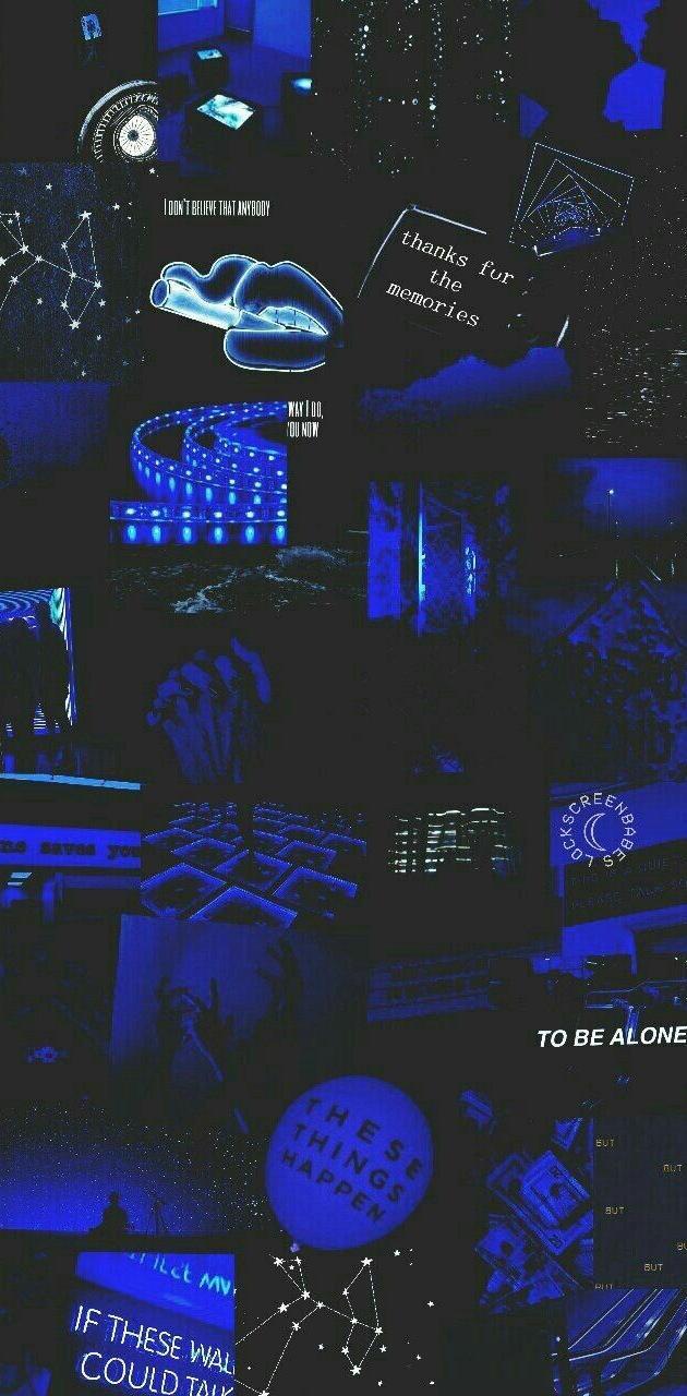 630x1280 BLUE DARKNESS wallpaper